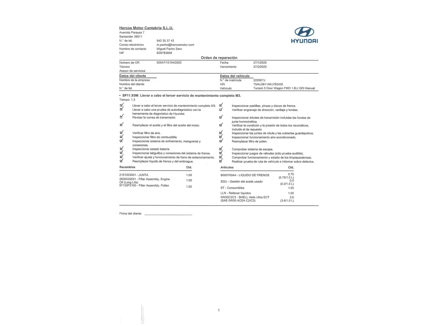 Foto Hyundai Tucson Hyundai Tucson 1.6 GDI Tecno 4x2 (132 CV)