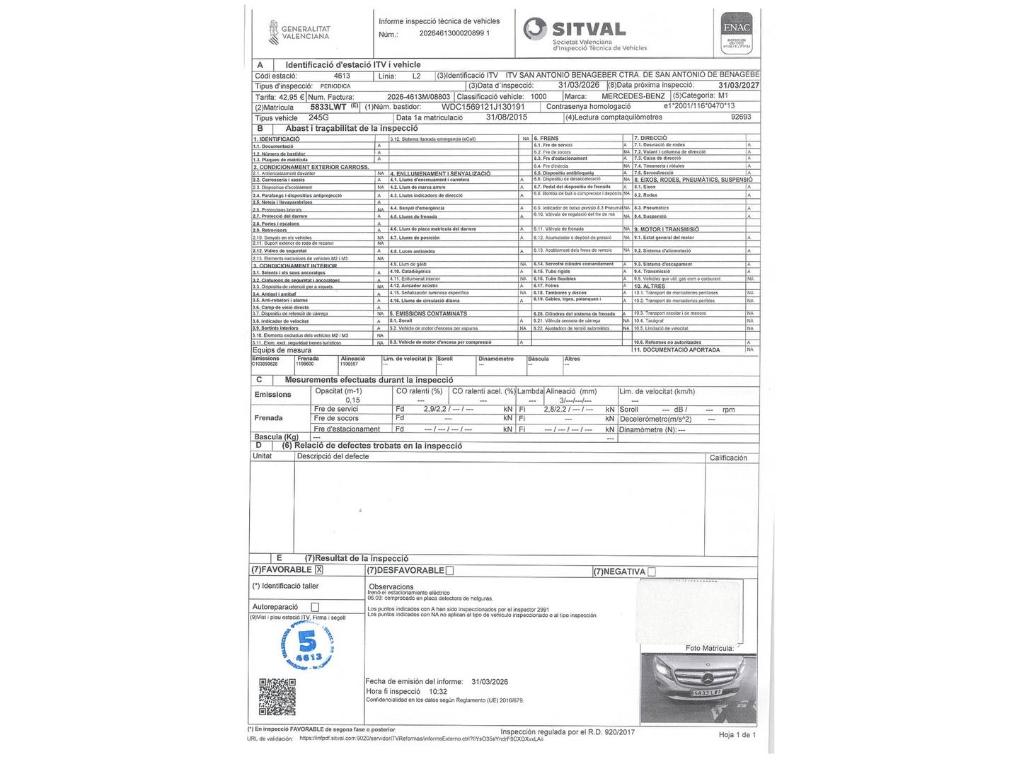 Mercedes GLA Mercedes GLA GLA 180 CDI (109 CV) de segunda mano
