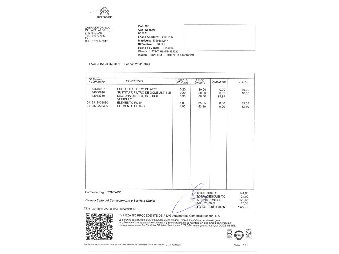 Foto Citroën C3 Aircross Citroen C3 Aircross BlueHDi 110 S&S C-Series (110 CV)