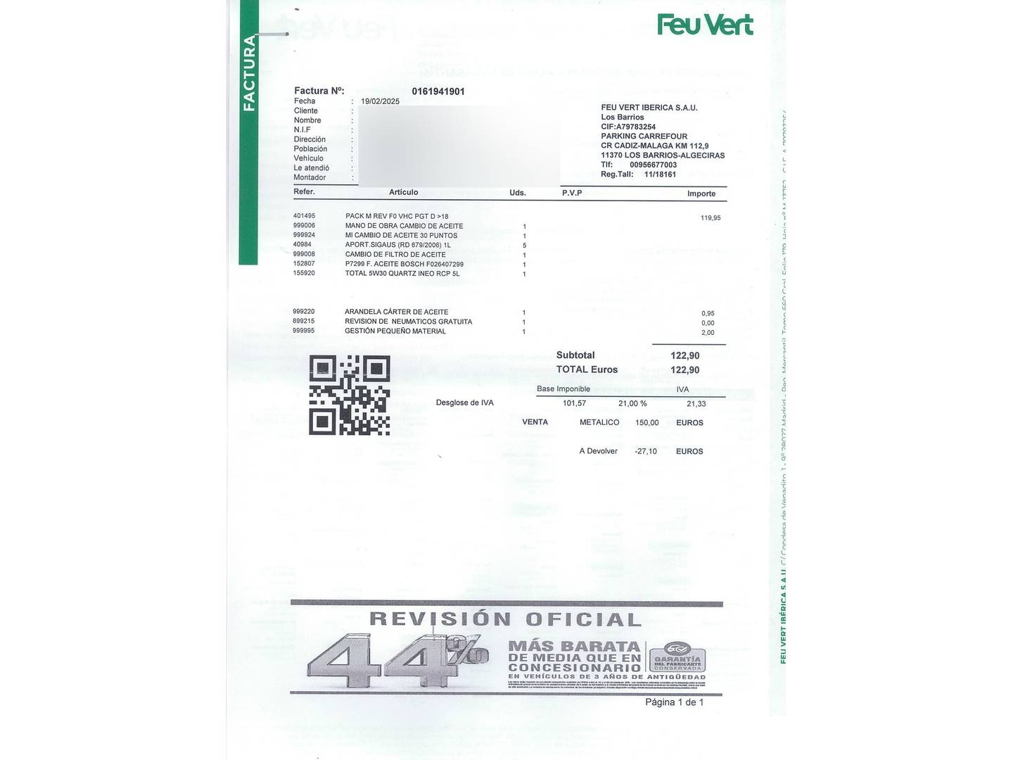 Foto Peugeot Rifter Peugeot Rifter BlueHDi 100 Active Standard (100 CV)