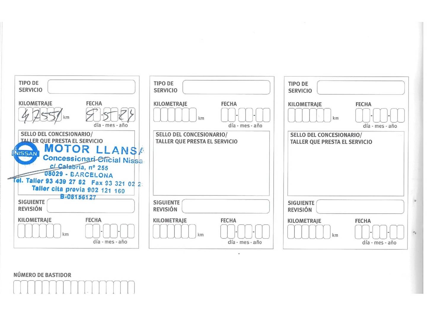 Foto del mantenimiento del Nissan JUKE Nissan Juke DIG-T Tekna 4x4-i XTronic (190 CV)