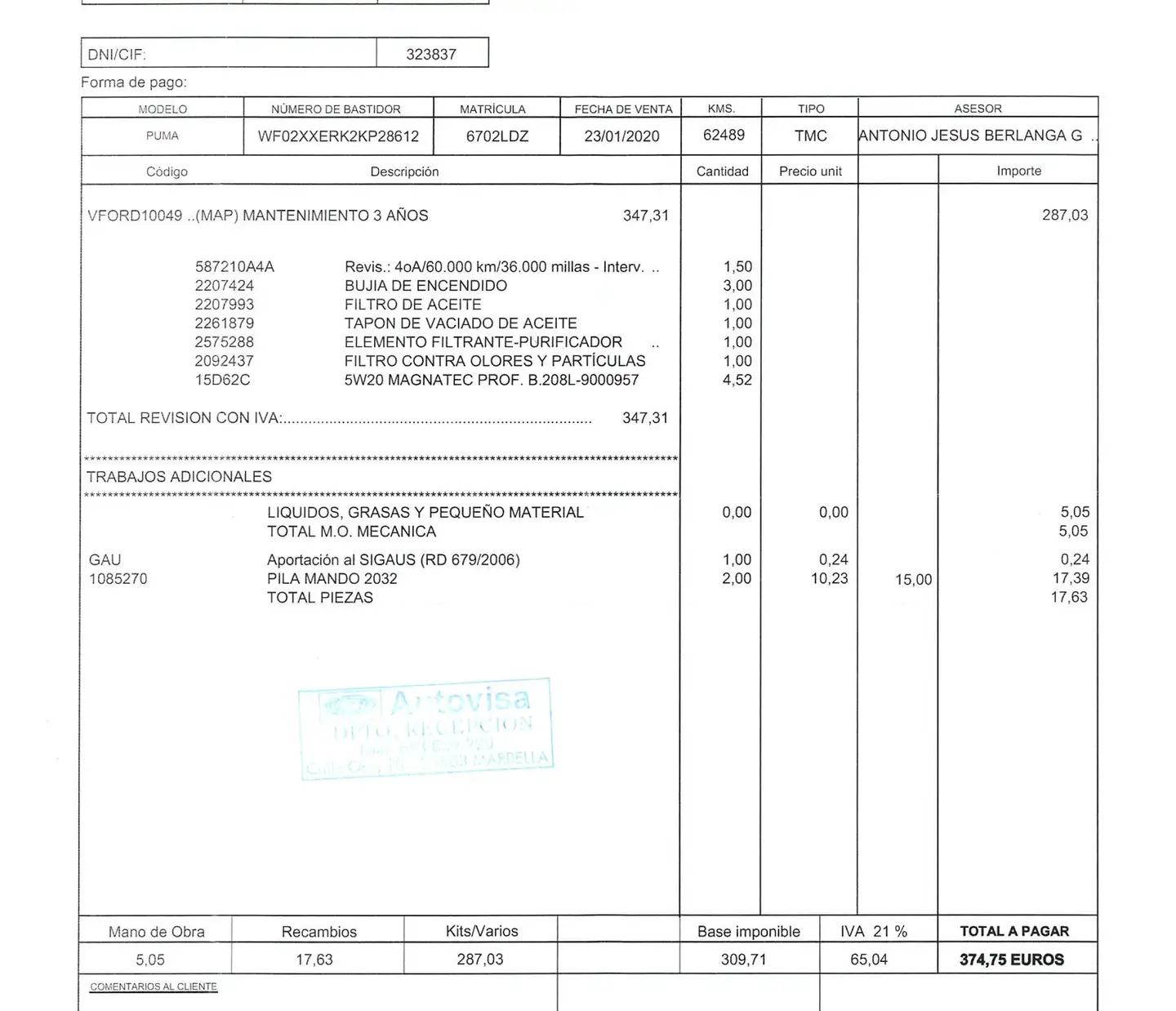 Foto Ford Puma Ford Puma 1.0 EcoBoost MHEV ST-Line X (155 CV)