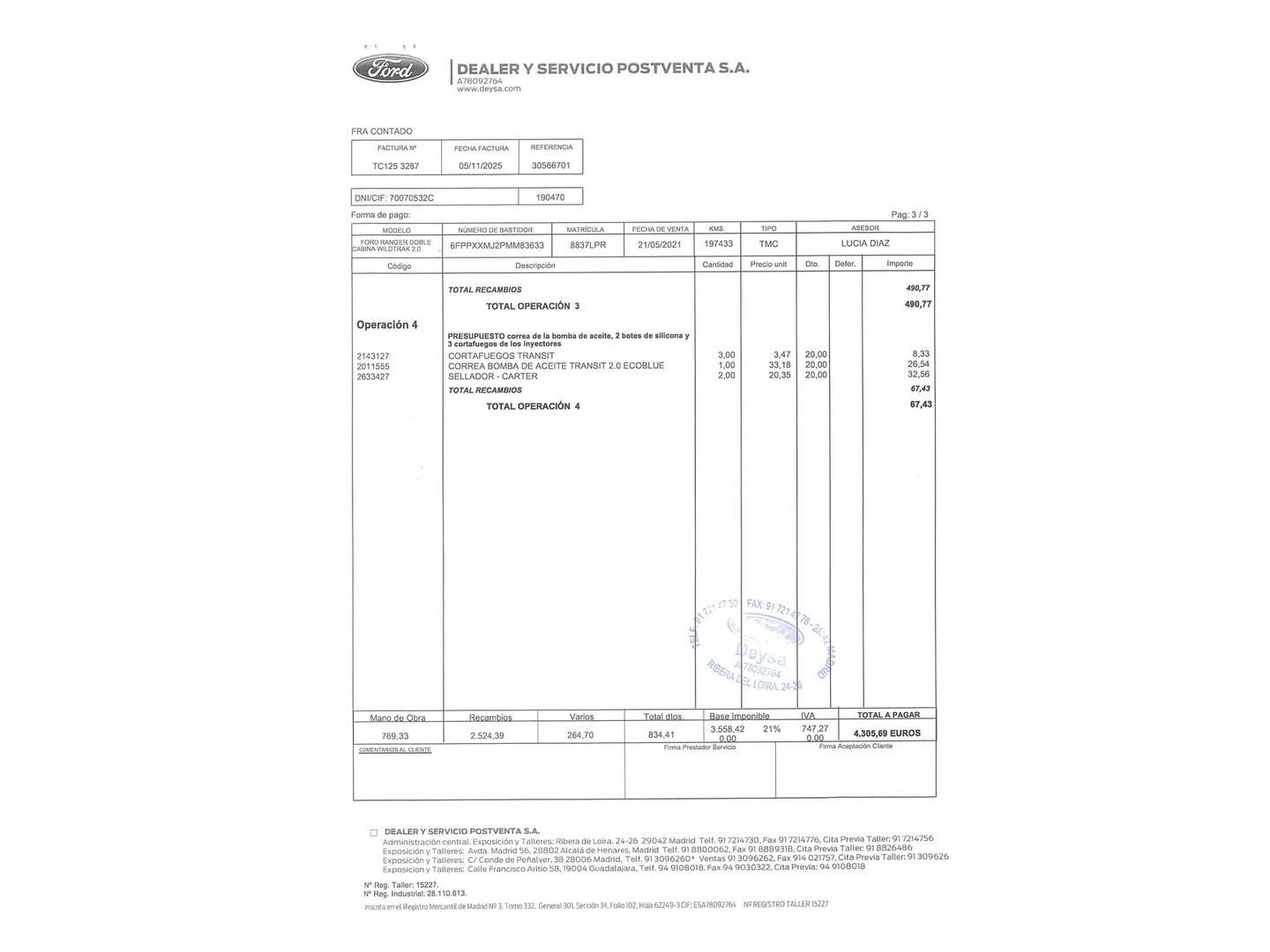 Foto Ford Ranger Ford Ranger 2.0 Ecoblue Doble Cabina Wildtrack 4x4 (213 CV)