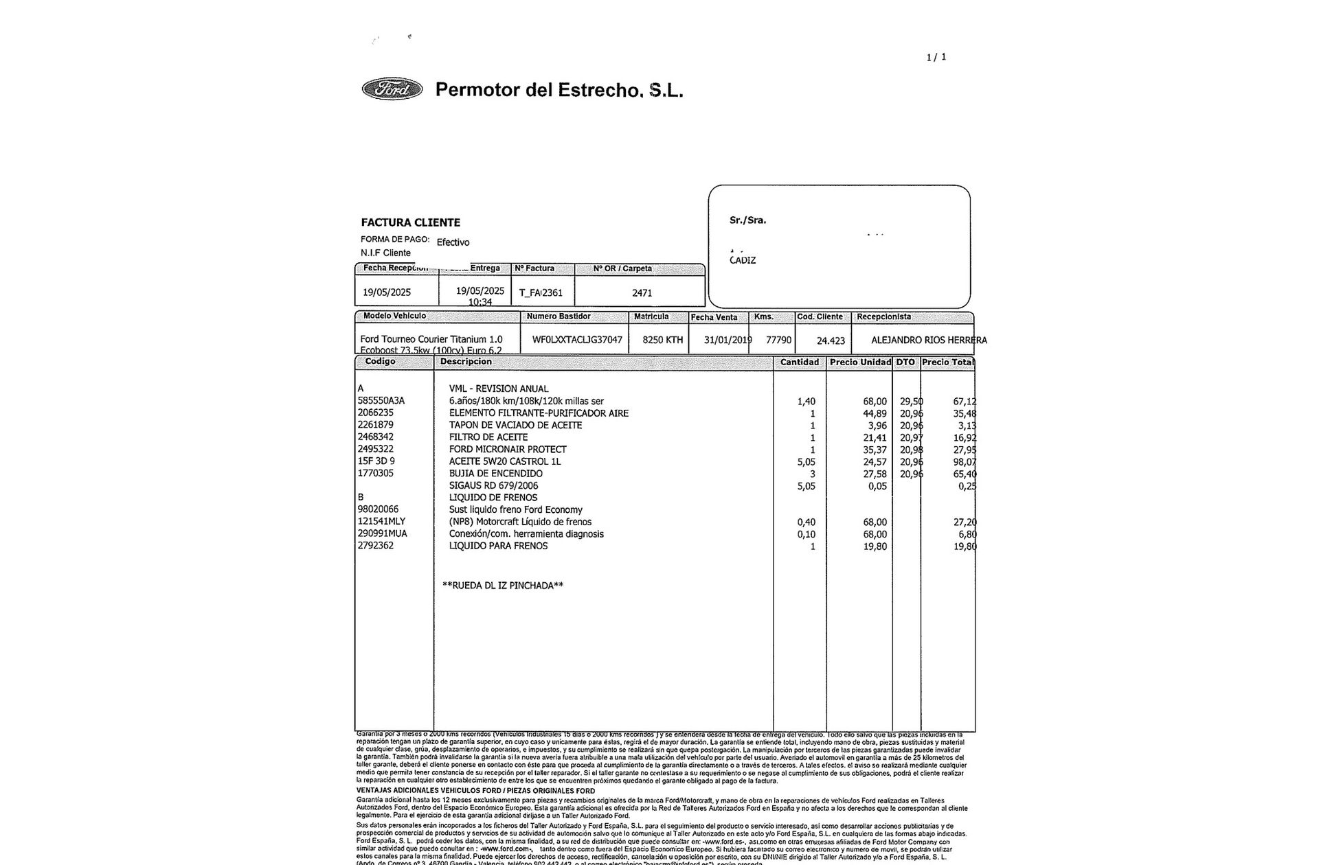 Ford Tourneo Courier 1.0 EcoBoost Titanium - foto 19
