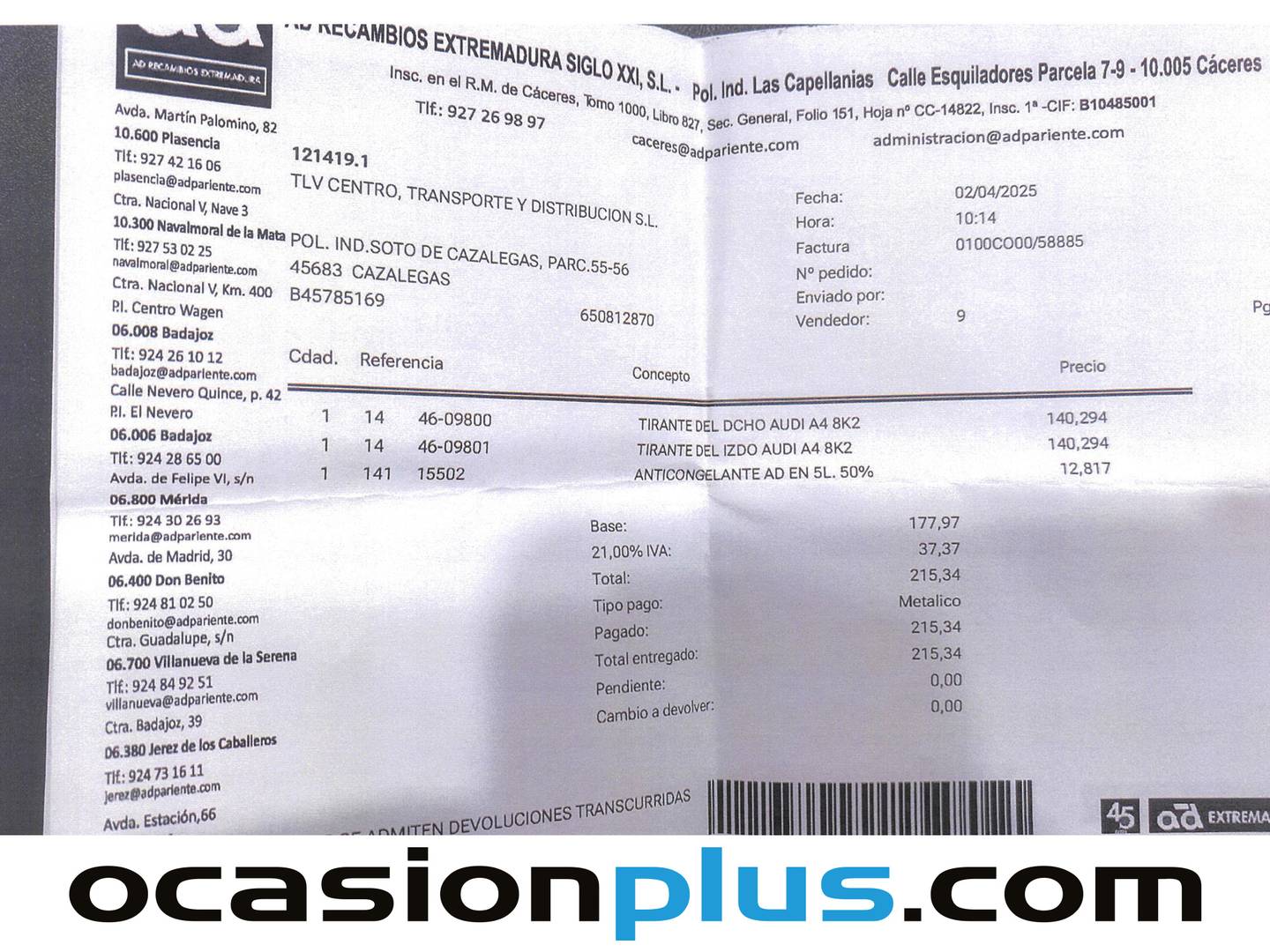 Foto del mantenimiento del Audi A5 Audi A5 Sportback Advanced edition 2.0 TDI clean diesel (150 CV) multitronic