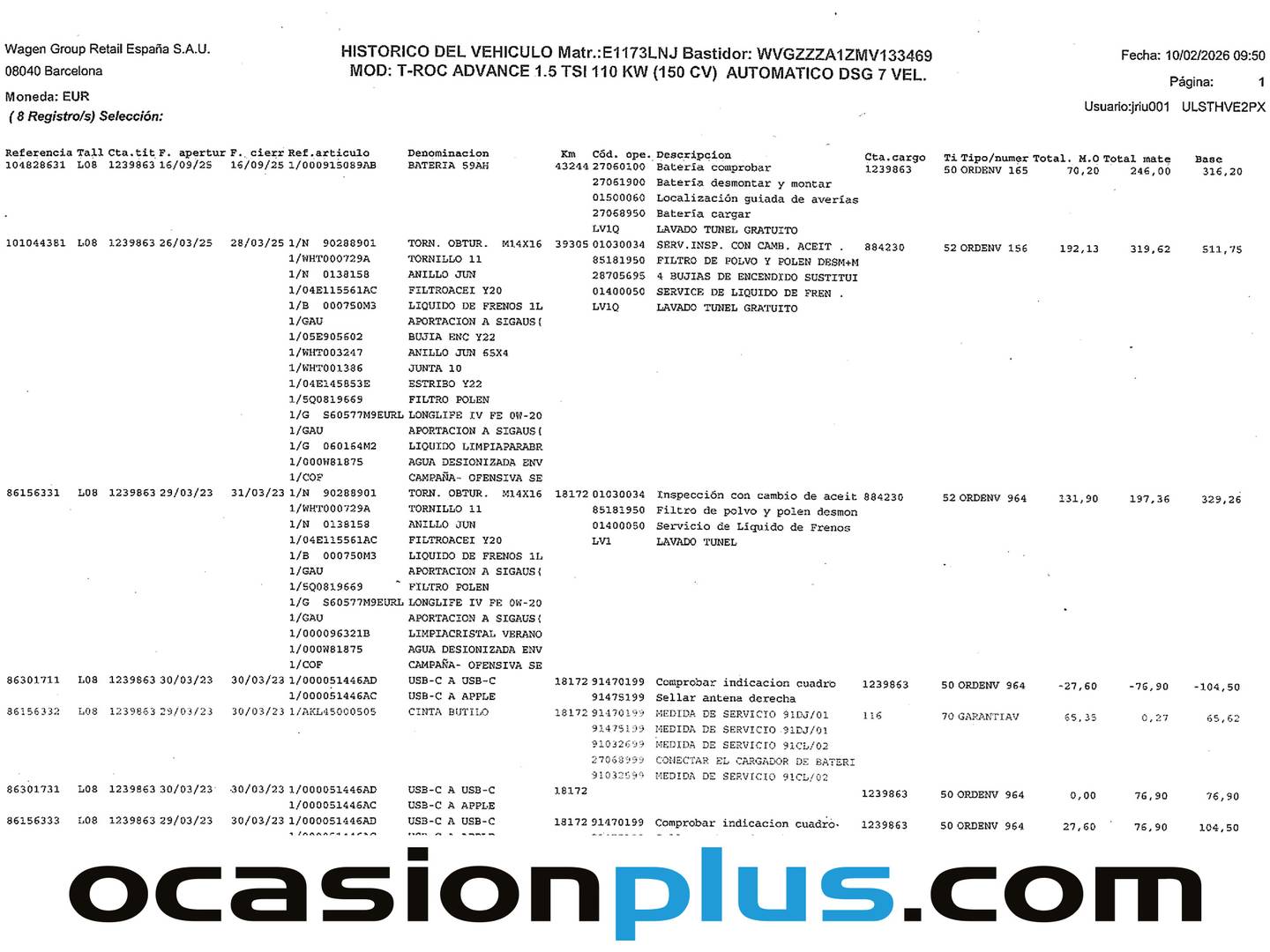 Foto Volkswagen T-Roc Volkswagen T-Roc Advance 1.5 TSI (150 CV) DSG