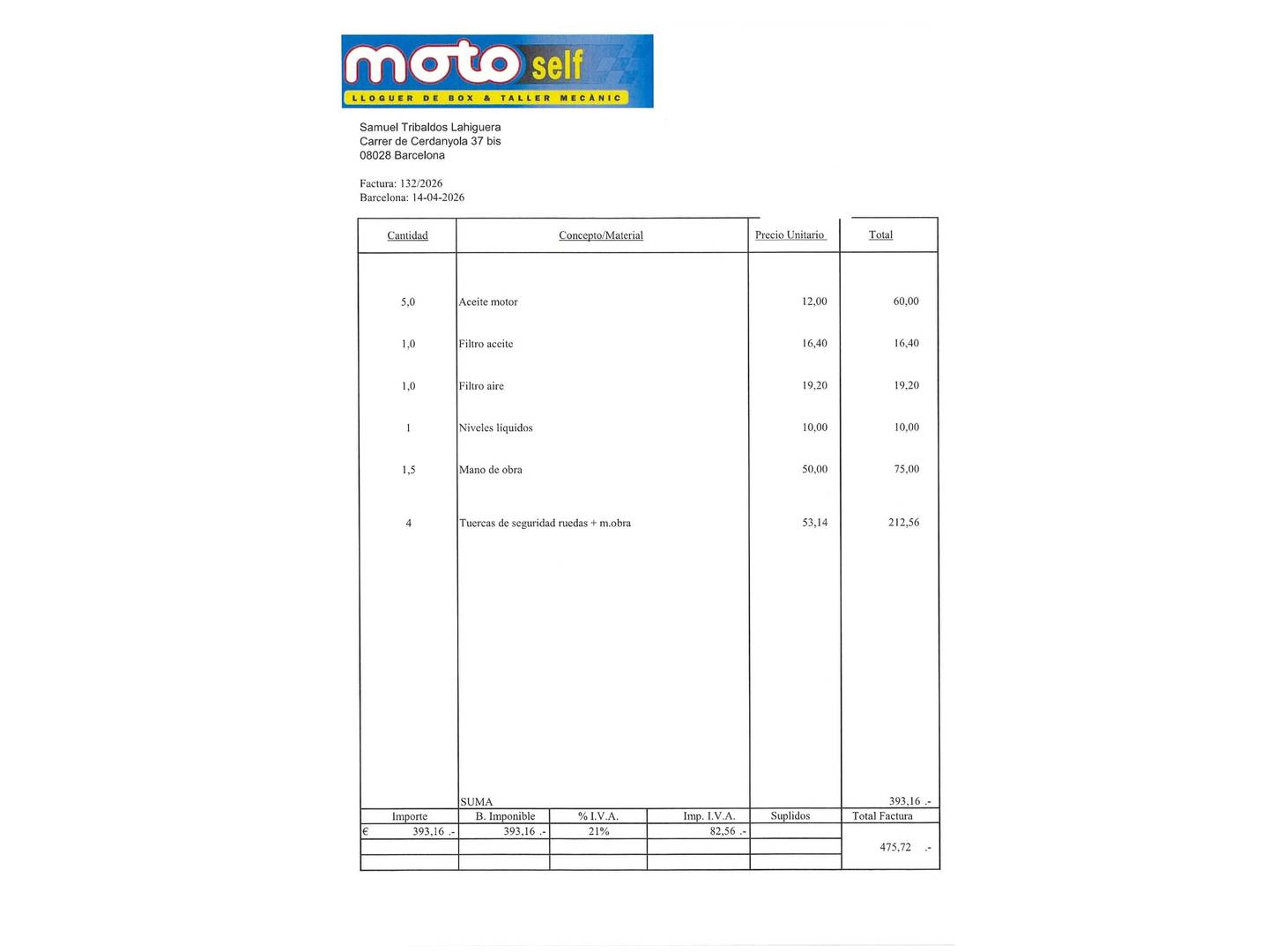 Foto del mantenimiento del BMW X1 BMW X1 sDrive18d  (150 CV)