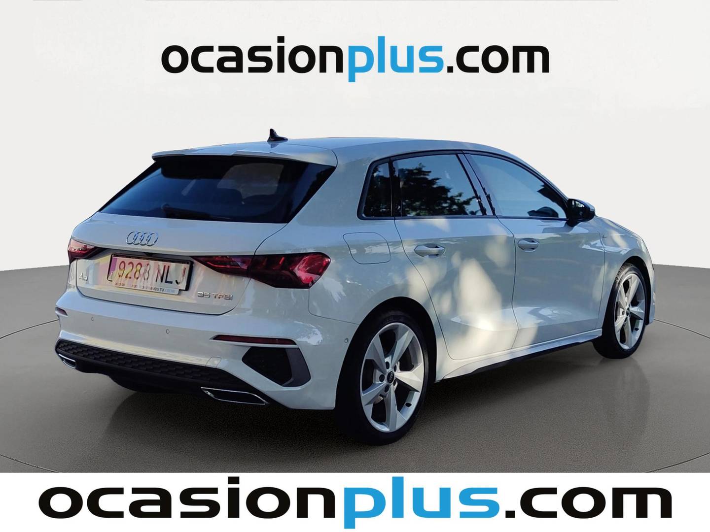 Foto trasera Audi A3 Audi A3 Sportback S line 35 TFSI (150 CV) S tronic izquierda