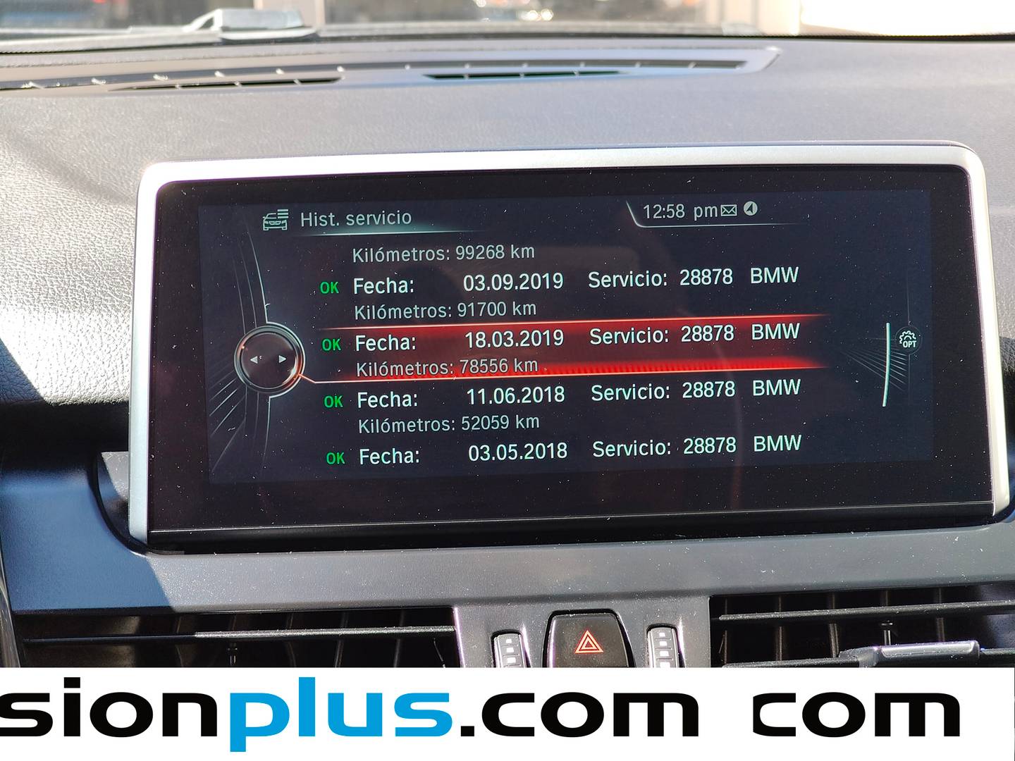 Foto del mantenimiento del BMW Serie 2 Gran Tourer BMW Serie 2 218d Gran Tourer (150 CV) 7 Plazas
