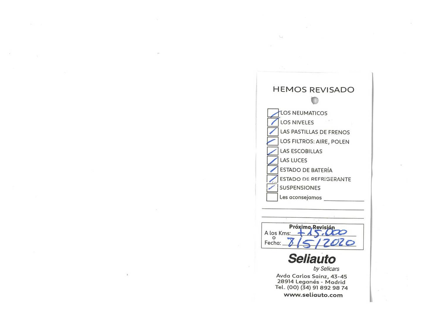 Foto del mantenimiento del KIA Ceed KIA Ceed 1.0 T-GDi Eco-Dynamics Tech (100 CV)