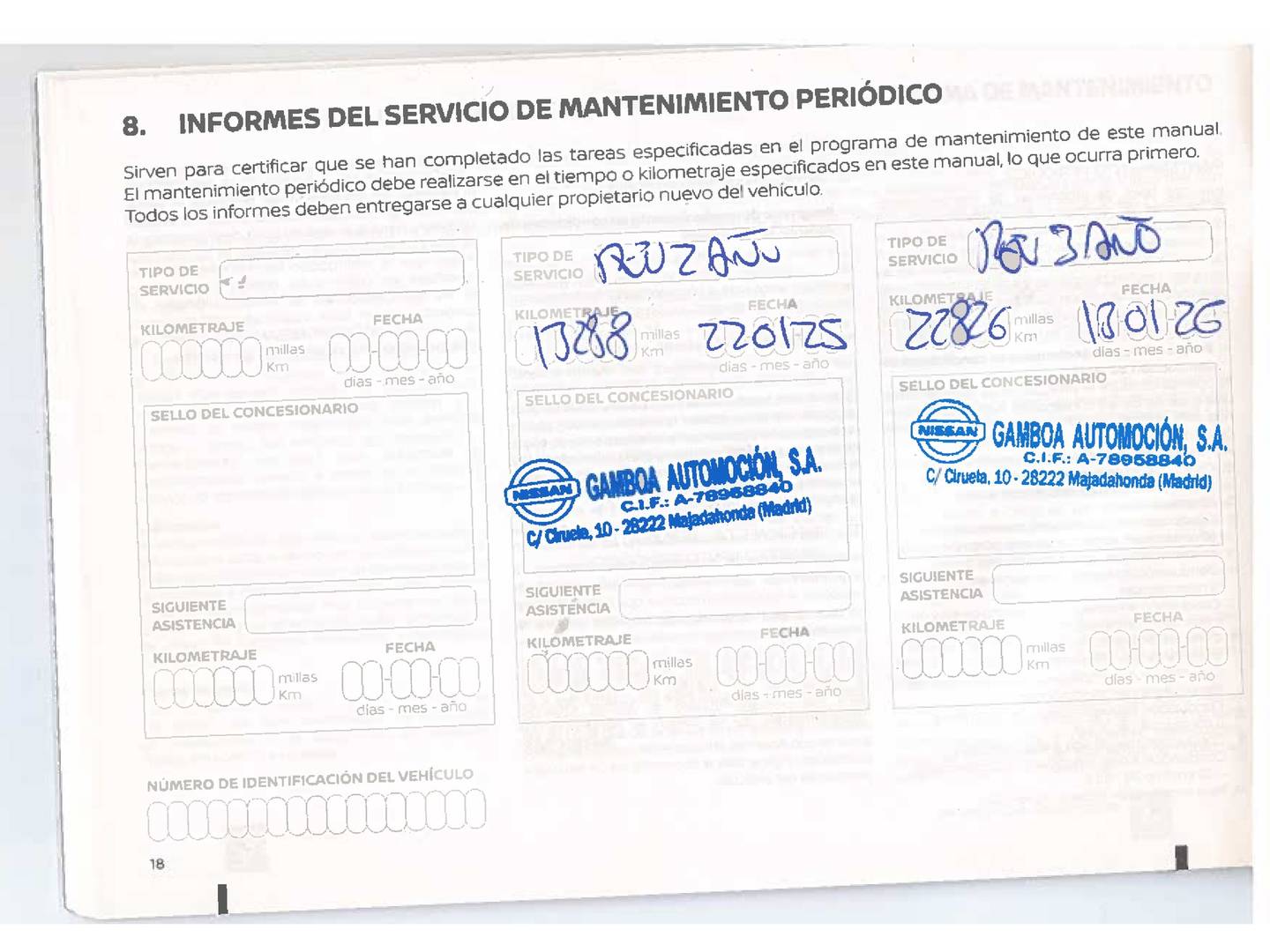 Foto del mantenimiento del Nissan QASHQAI Nissan Qashqai DIG-T 140 mHEV N-Connecta 4x2 (140 CV)