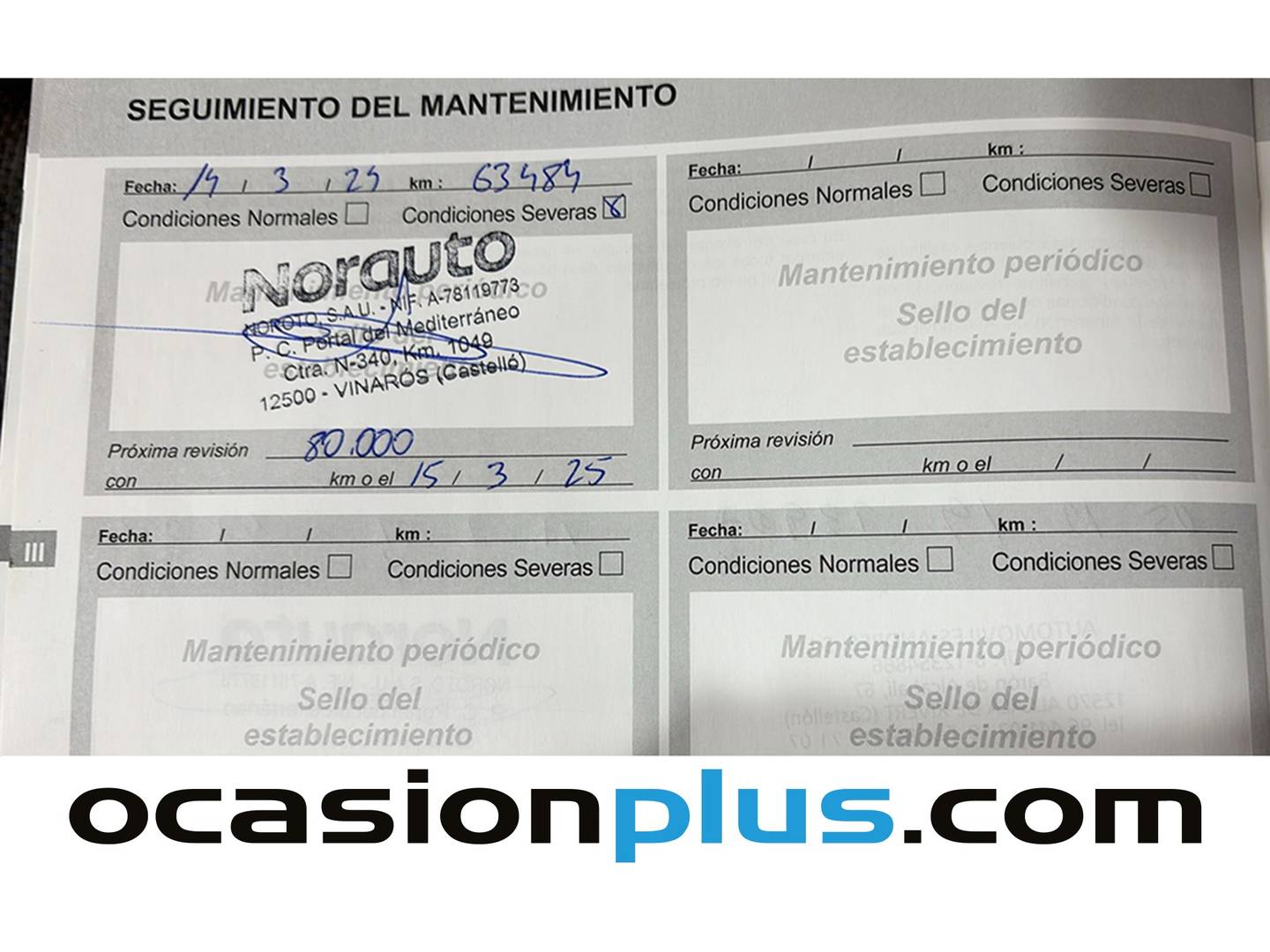 Foto del mantenimiento del Citroën C3 Aircross Citroën C3 Aircross BlueHDi 120 S&S Feel (120 CV)