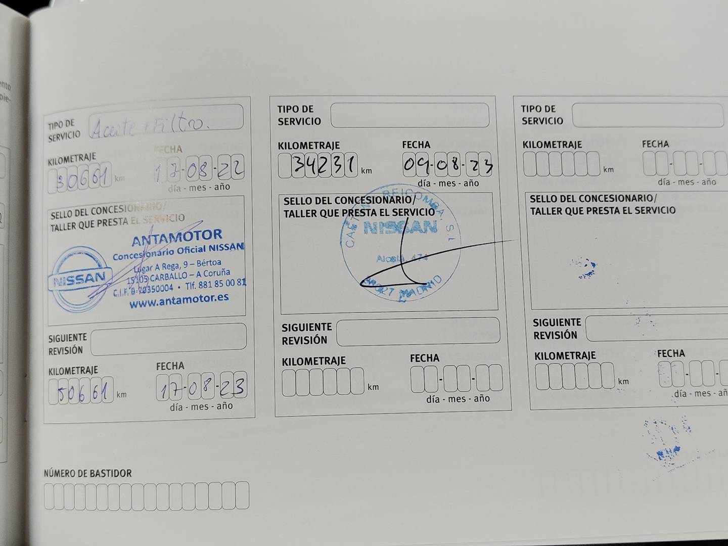 Foto del mantenimiento del Nissan Micra Nissan Micra IG-T 90 S&S Acenta (90 CV)