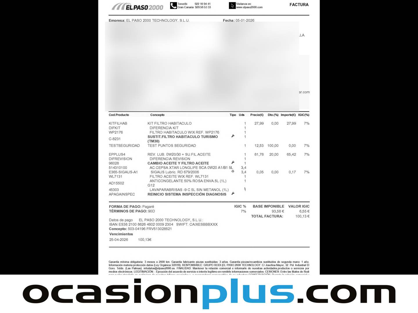 Foto del mantenimiento del KIA Stonic KIA Stonic 1.2 DPi Drive (79 CV)