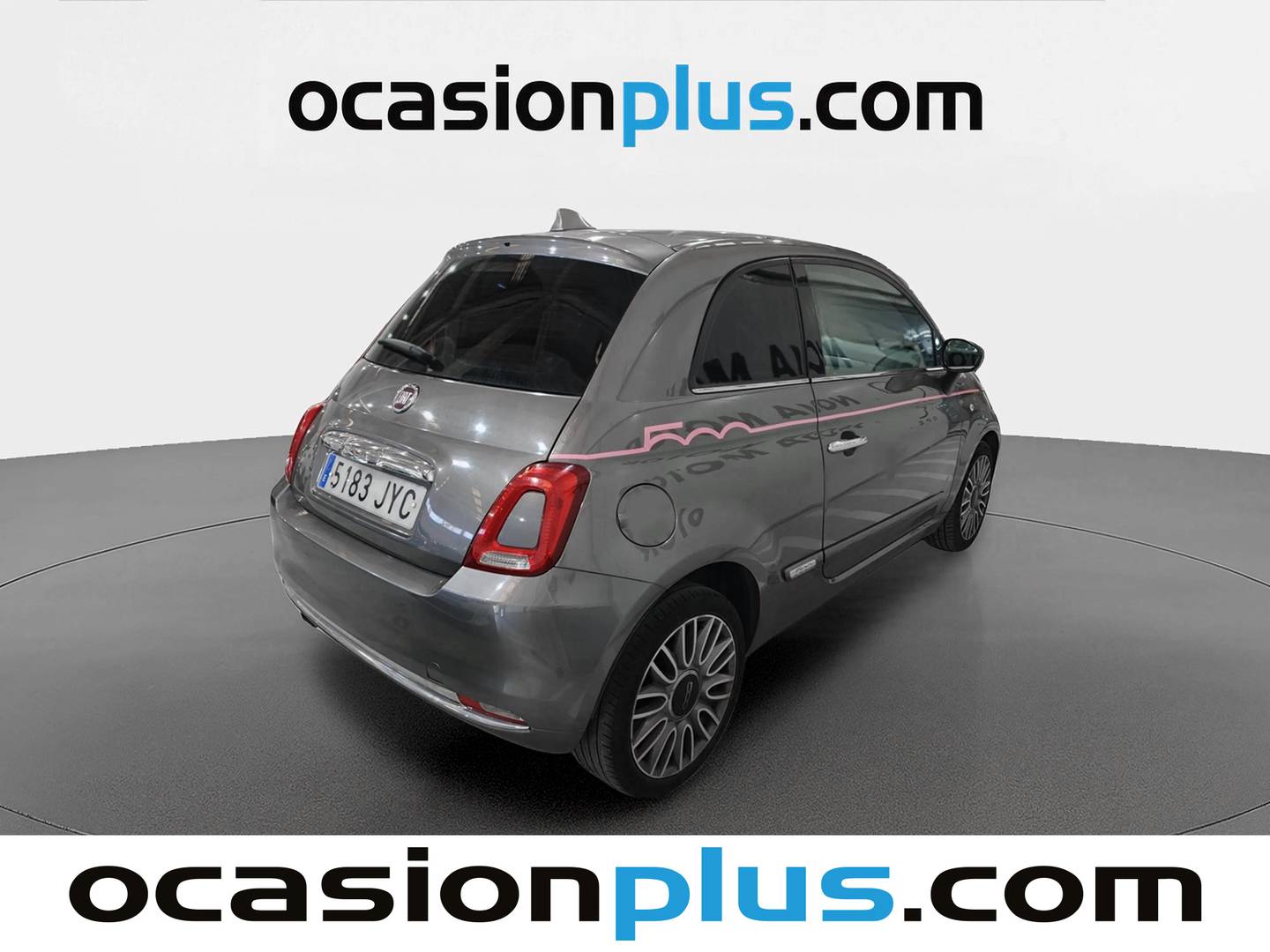 Foto trasera Fiat 500 Fiat 500 1.2 8v Lounge (69 CV) derecha