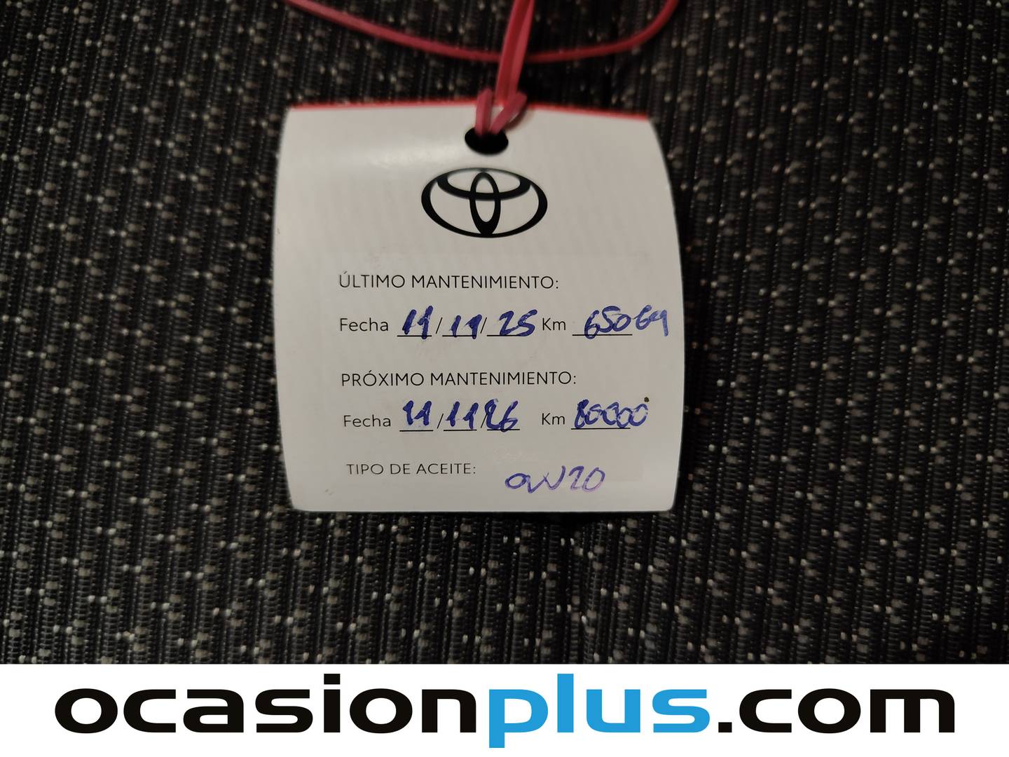 Foto del mantenimiento del Toyota Yaris Toyota Yaris 1.5 Hybrid Active (100 CV)