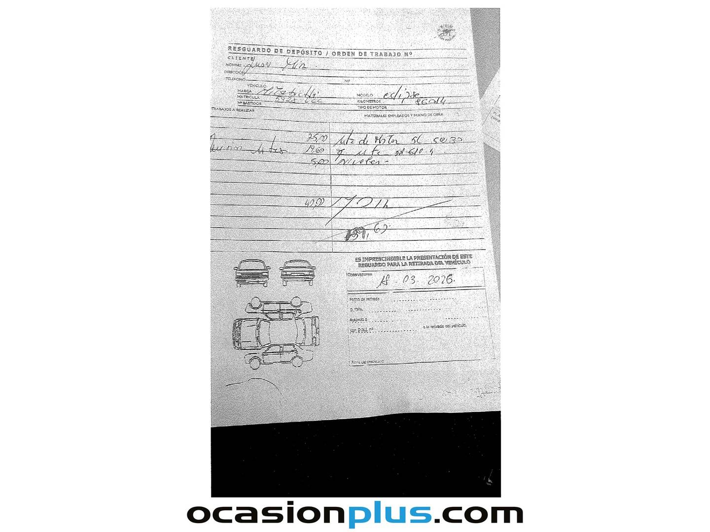 Foto del mantenimiento del Mitsubishi Eclipse Cross Mitsubishi Eclipse Cross 150T Kaiteki 4WD CVT (163 CV)