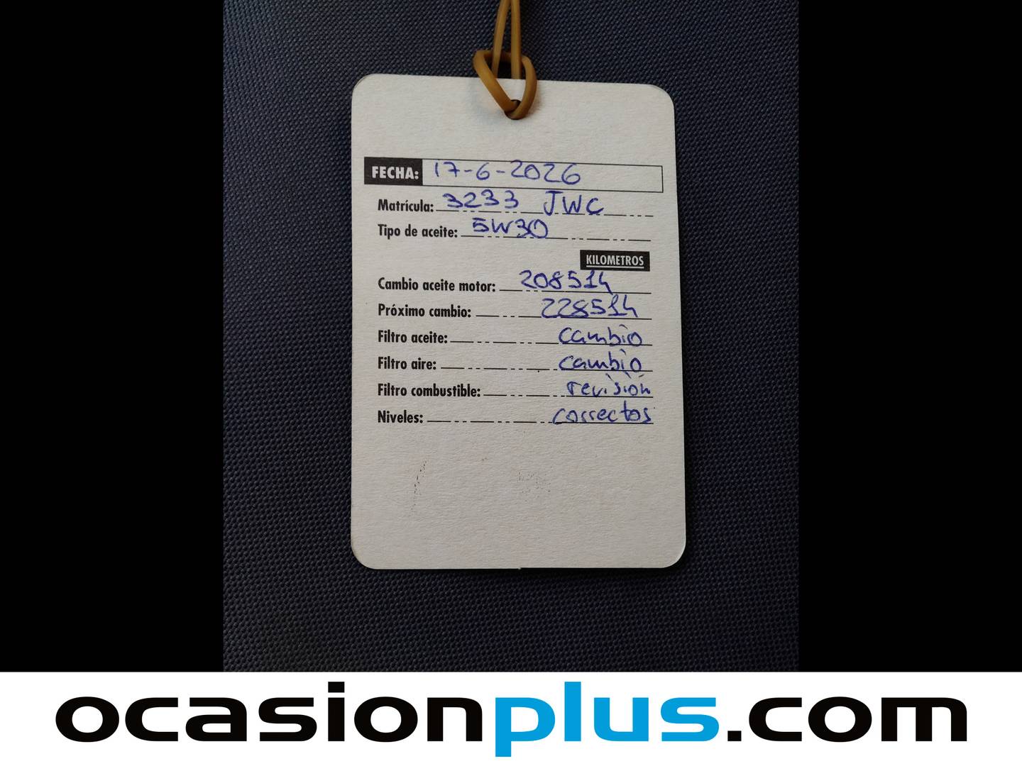 Foto del mantenimiento del Renault Trafic Renault Trafic Furgon dCi 120 27 L1H1 (120 CV)