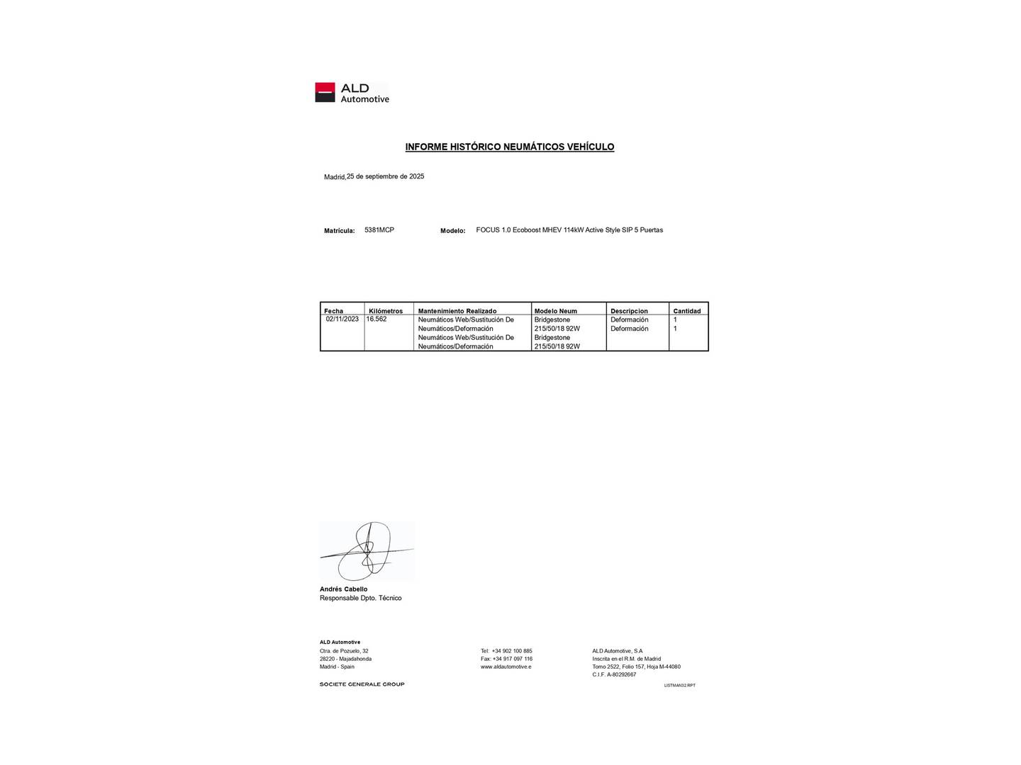 Foto Ford Focus Ford Focus 1.0 Ecoboost MHEV Active (155 CV)