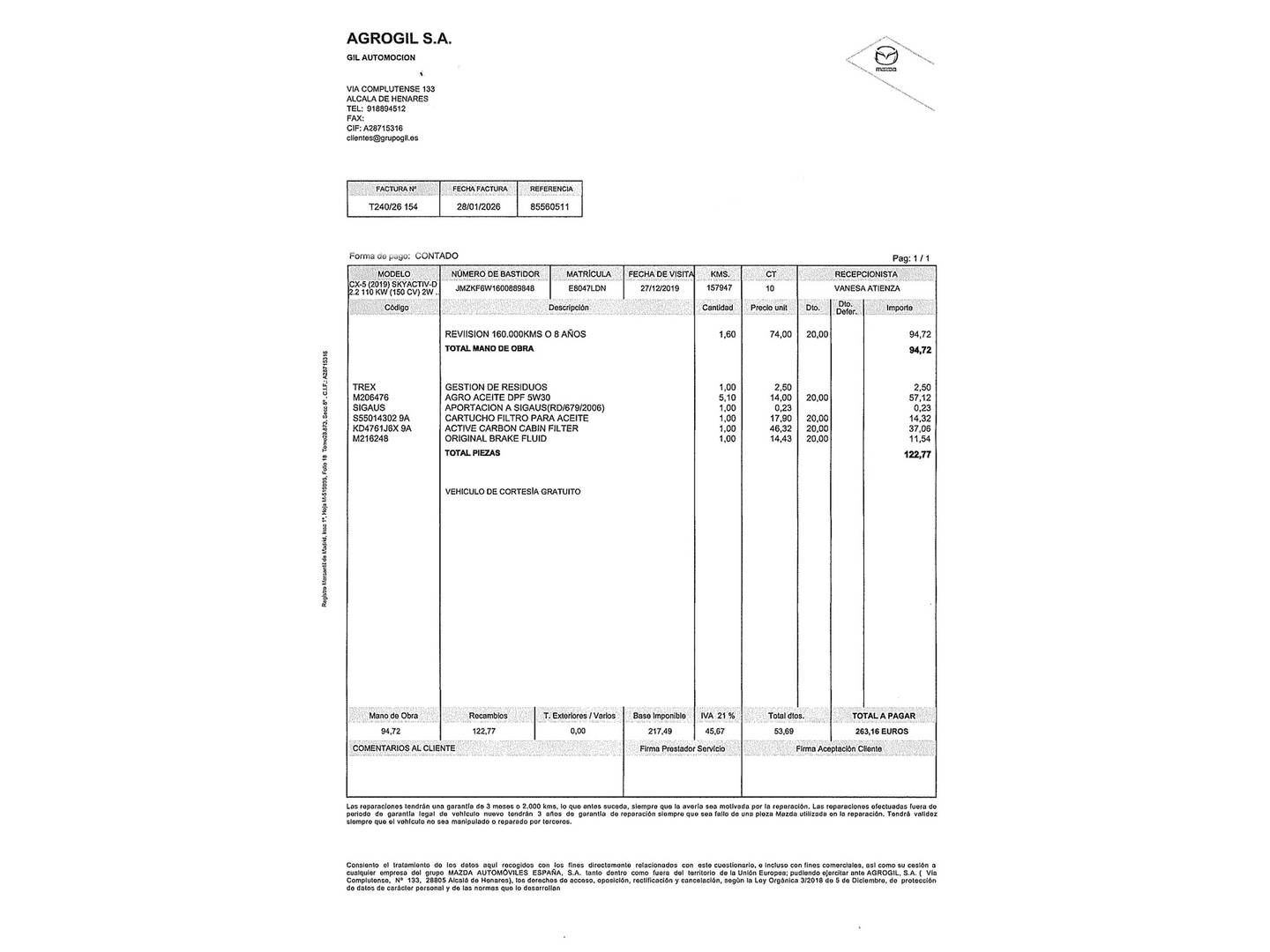 Foto Mazda CX-5 Mazda CX-5 2.2 D Zenith 2WD  (150 CV)