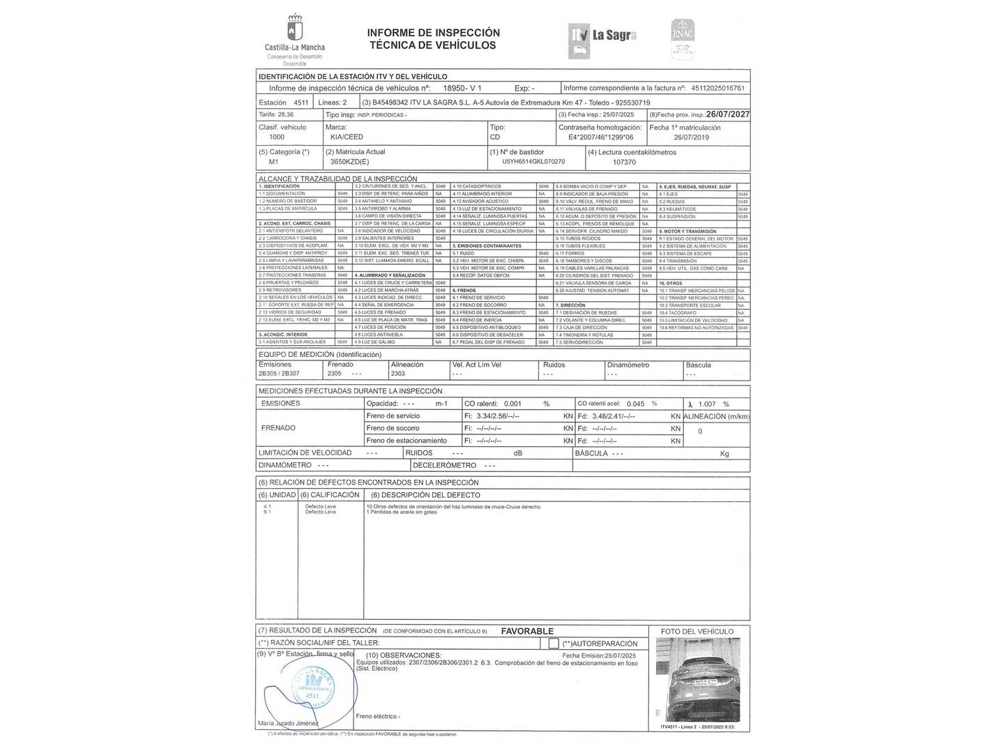 KIA Ceed KIA Ceed 1.4 T-GDi GT Line DCT (140 CV) de segunda mano