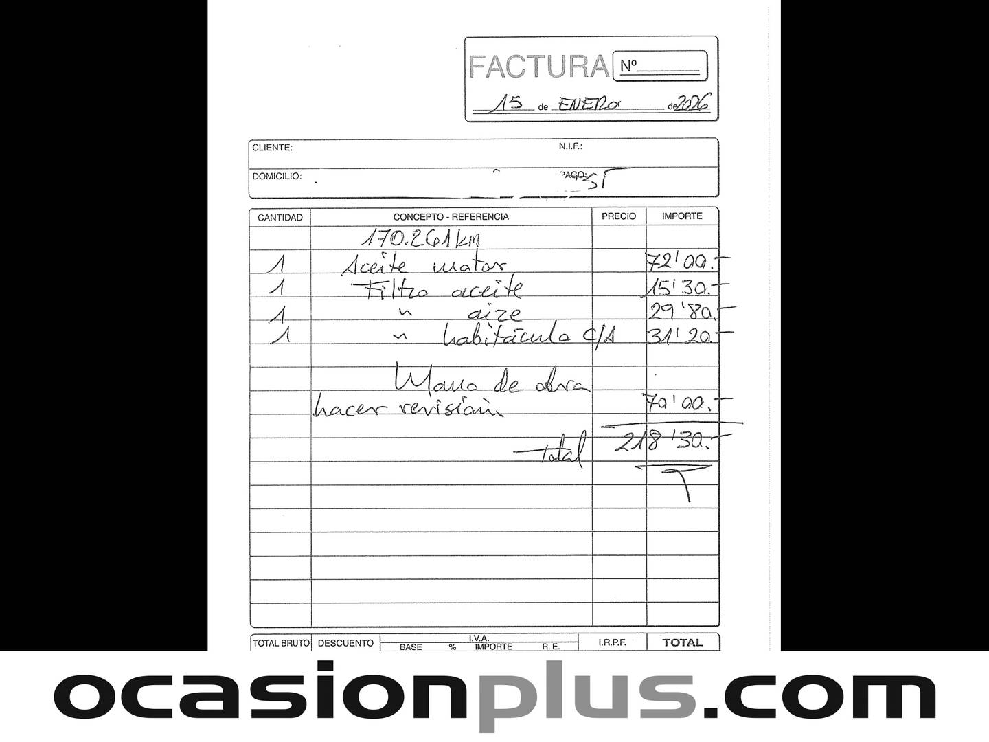 Foto del mantenimiento del BMW Serie 3 BMW Serie 3 318d (150 CV)
