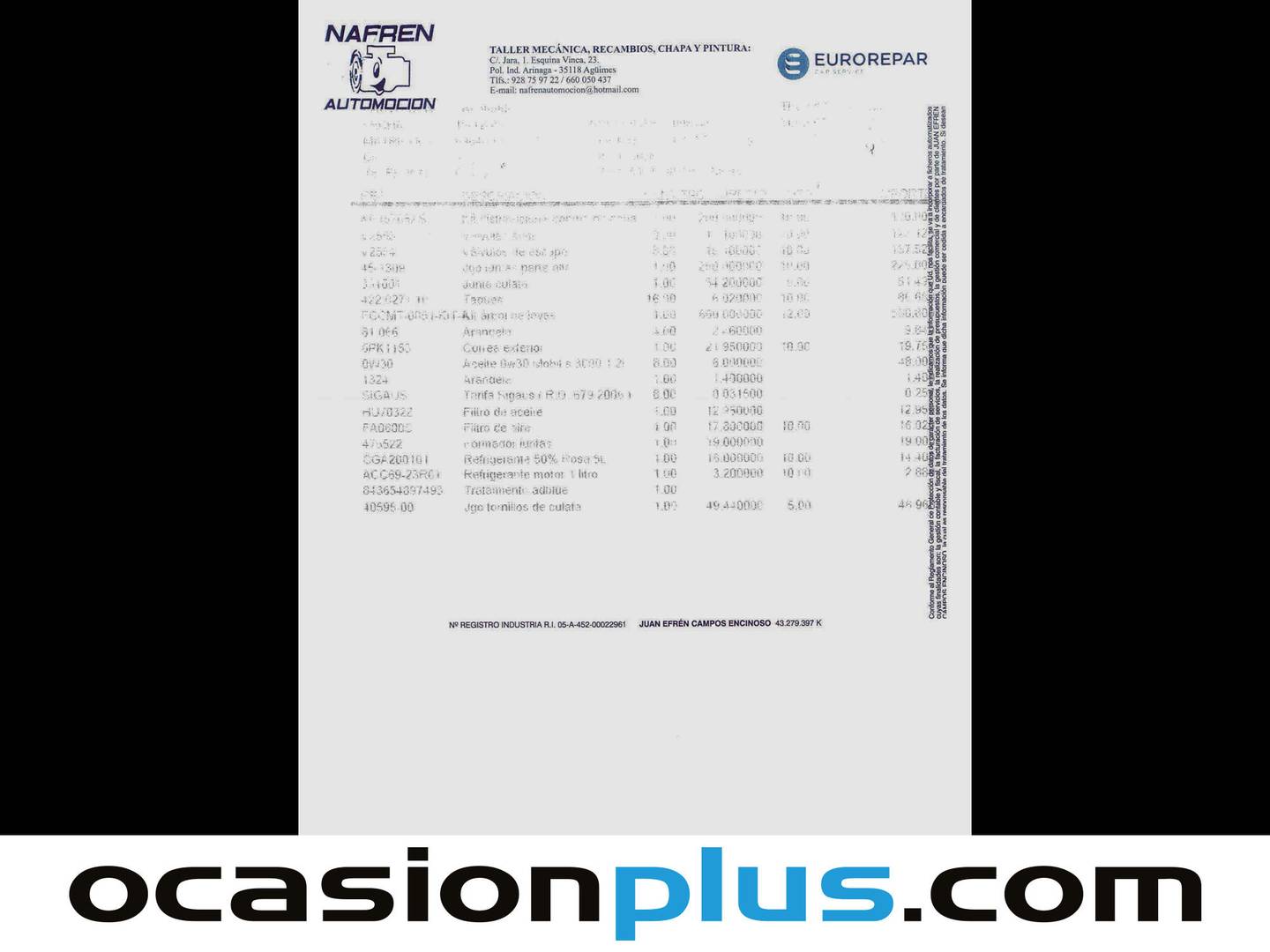 Foto del mantenimiento del Citroën Berlingo Citroën Berlingo BlueHDi 100 Talla M Shine(102 CV) 7 Plazas