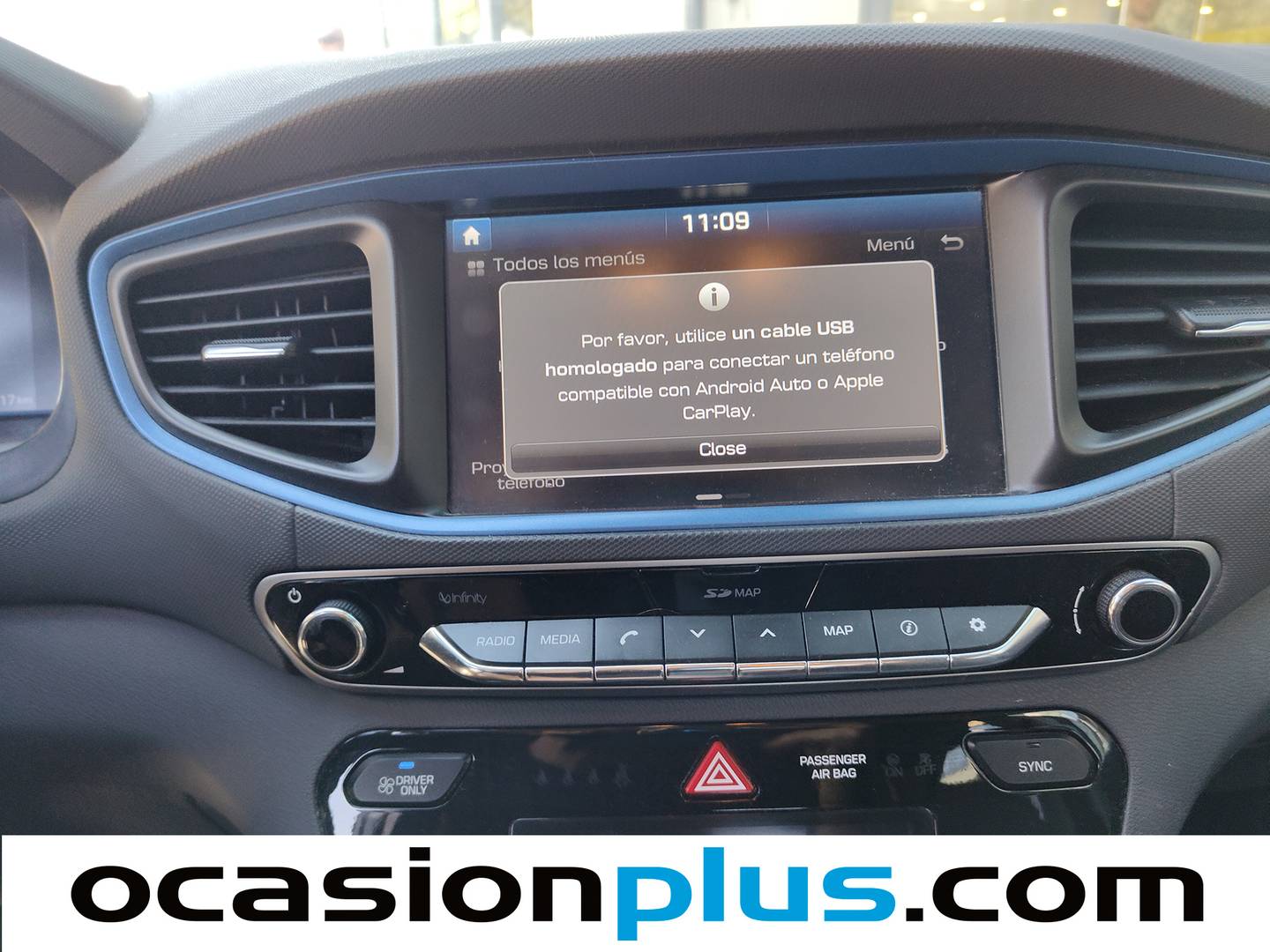 Equipamiento del Hyundai IONIQ Hyundai Ioniq 1.6 GDI HEV Klass DCT (141 CV)