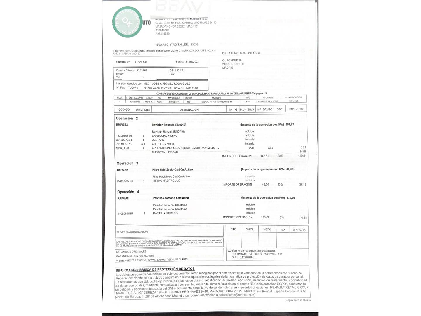 Foto Renault Captur Renault Captur Zen Energy TCe  (90 CV)