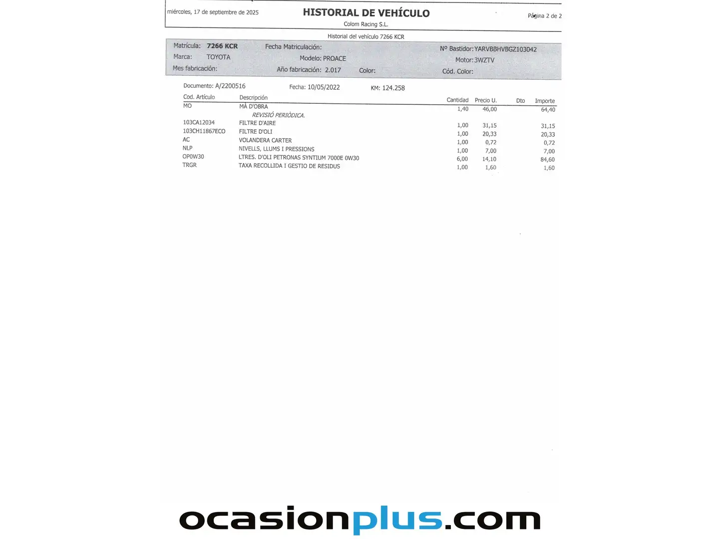 Foto Toyota Proace Toyota Proace 1.6 D Medio Business (95 CV)