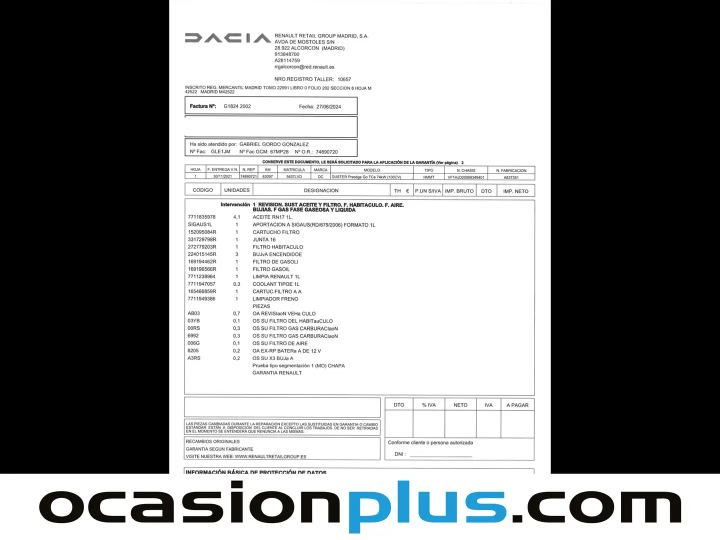 Foto Dacia Duster Dacia Duster TCE ECO-G Prestige 4X2 (100 CV) GLP