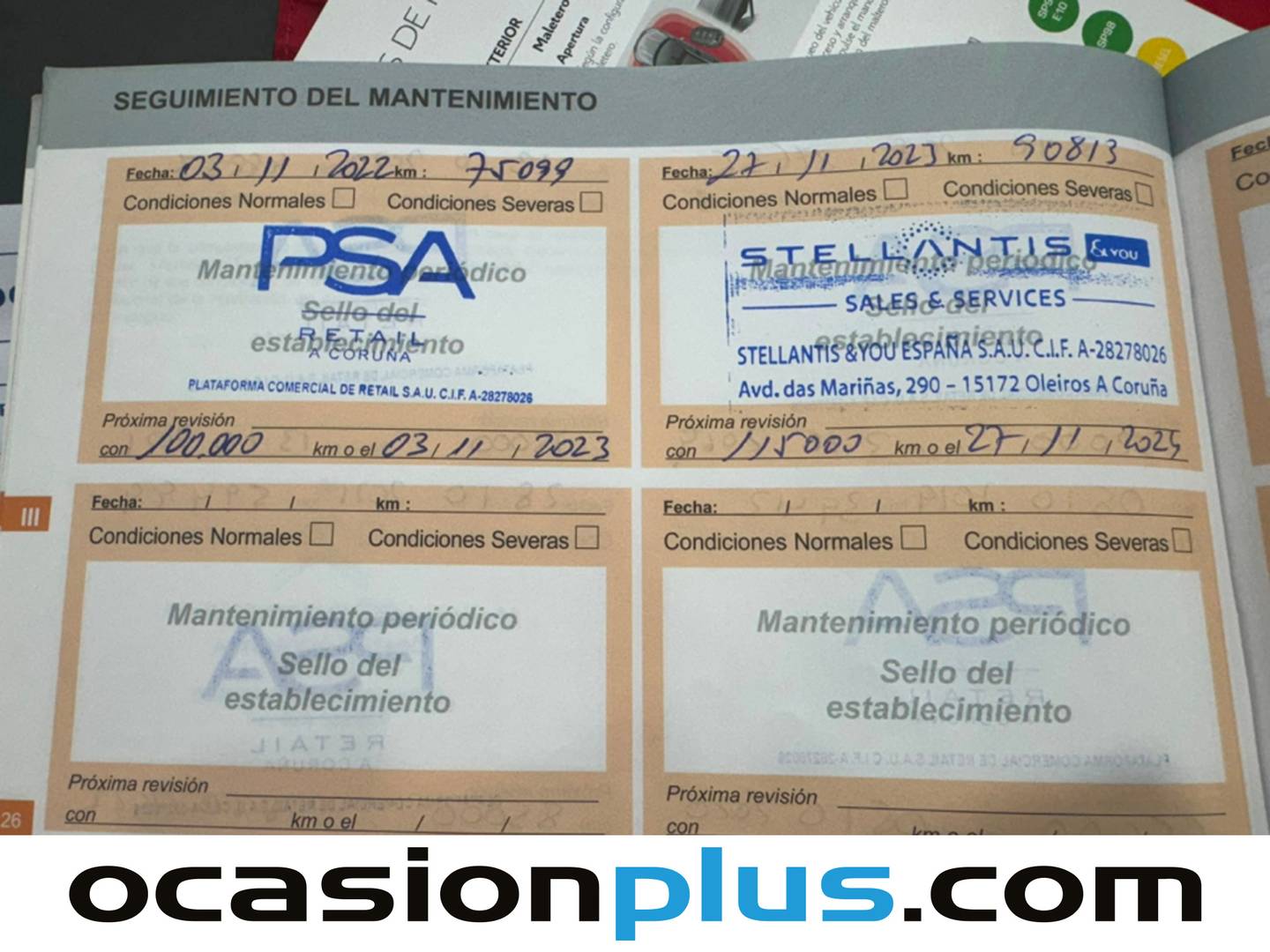 Foto del mantenimiento del Citroën C4 Citroën C4 BlueHDi 100 Feel Edition (99 CV)