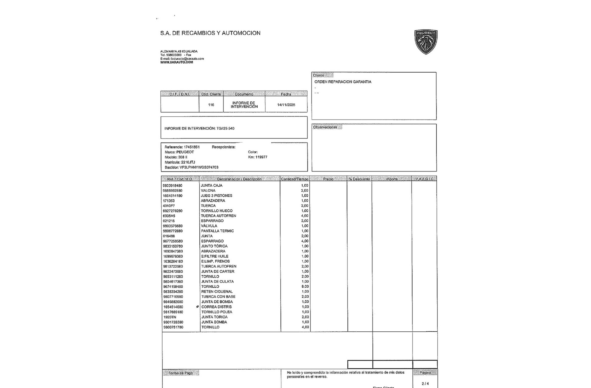 Peugeot 308 PureTech 130 Style EAT6 - foto 19