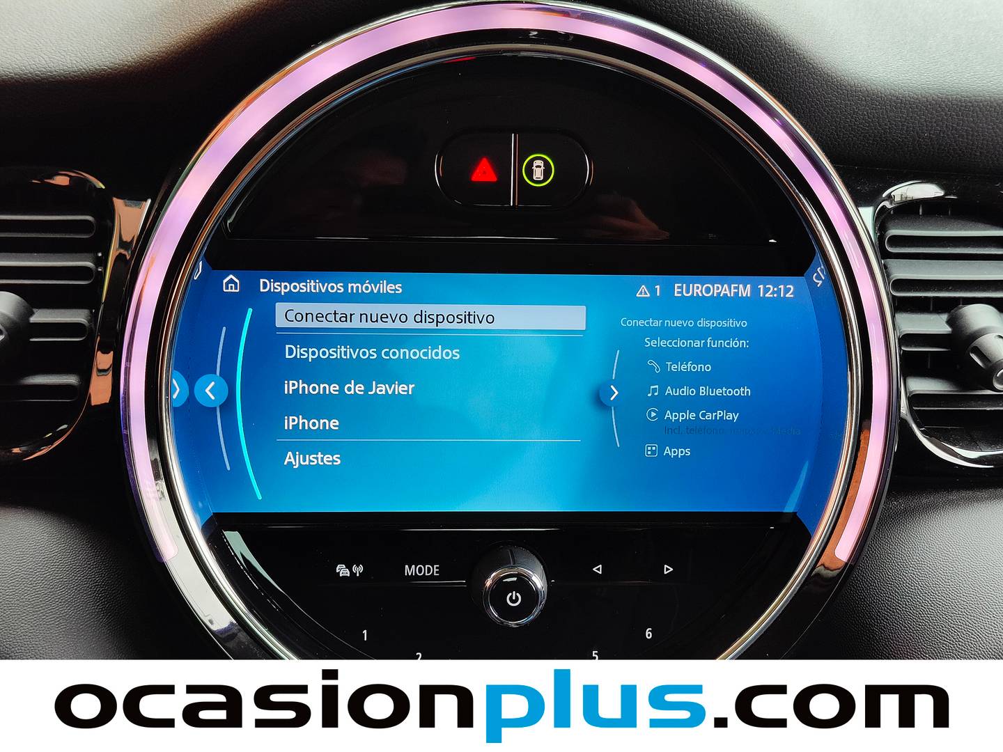 Equipamiento del Mini MINI Mini MINI Cooper 5 Puertas 5 Puertas S 131 kW (178 CV)