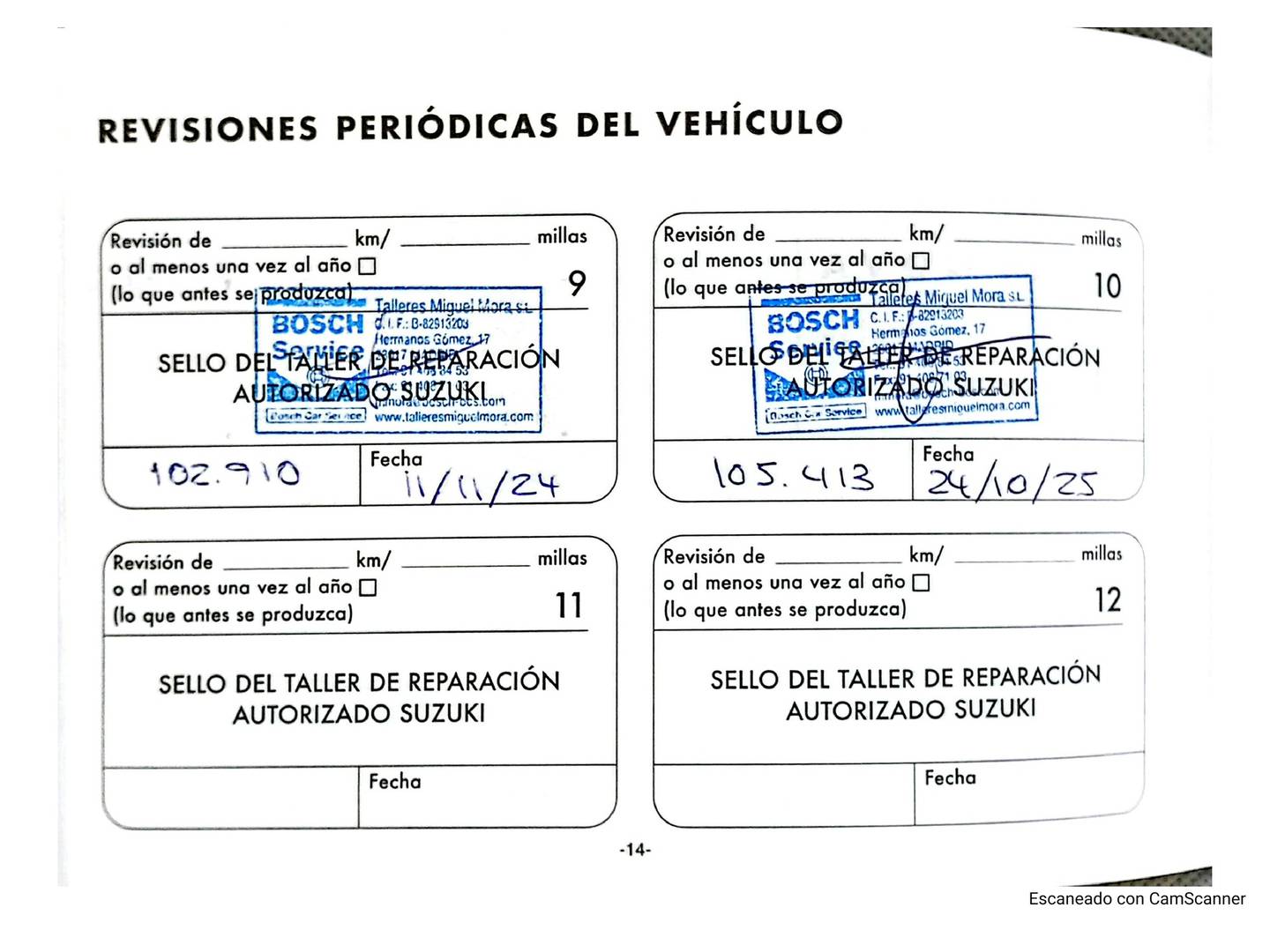 Foto del mantenimiento del Suzuki Grand Vitara Suzuki Grand Vitara 1.9 DDIS JX (129 CV)