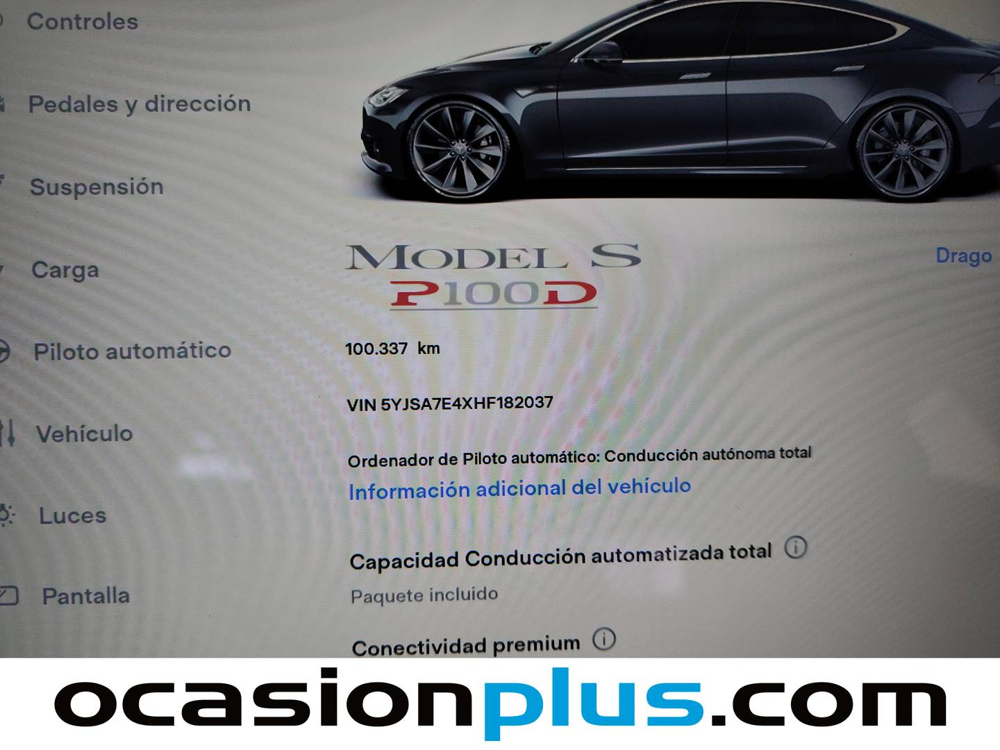 Tesla Model S Tesla Model S P100D 4WD (772 CV) seminuevo