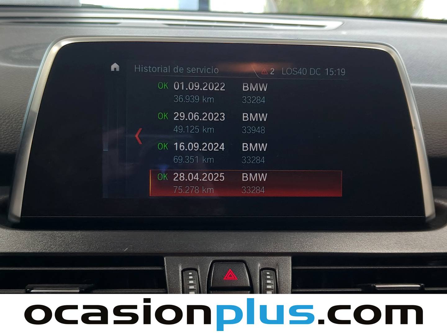 Foto del mantenimiento del BMW Serie 2 Active Tourer BMW Serie 2 218d Active Tourer (150 CV)