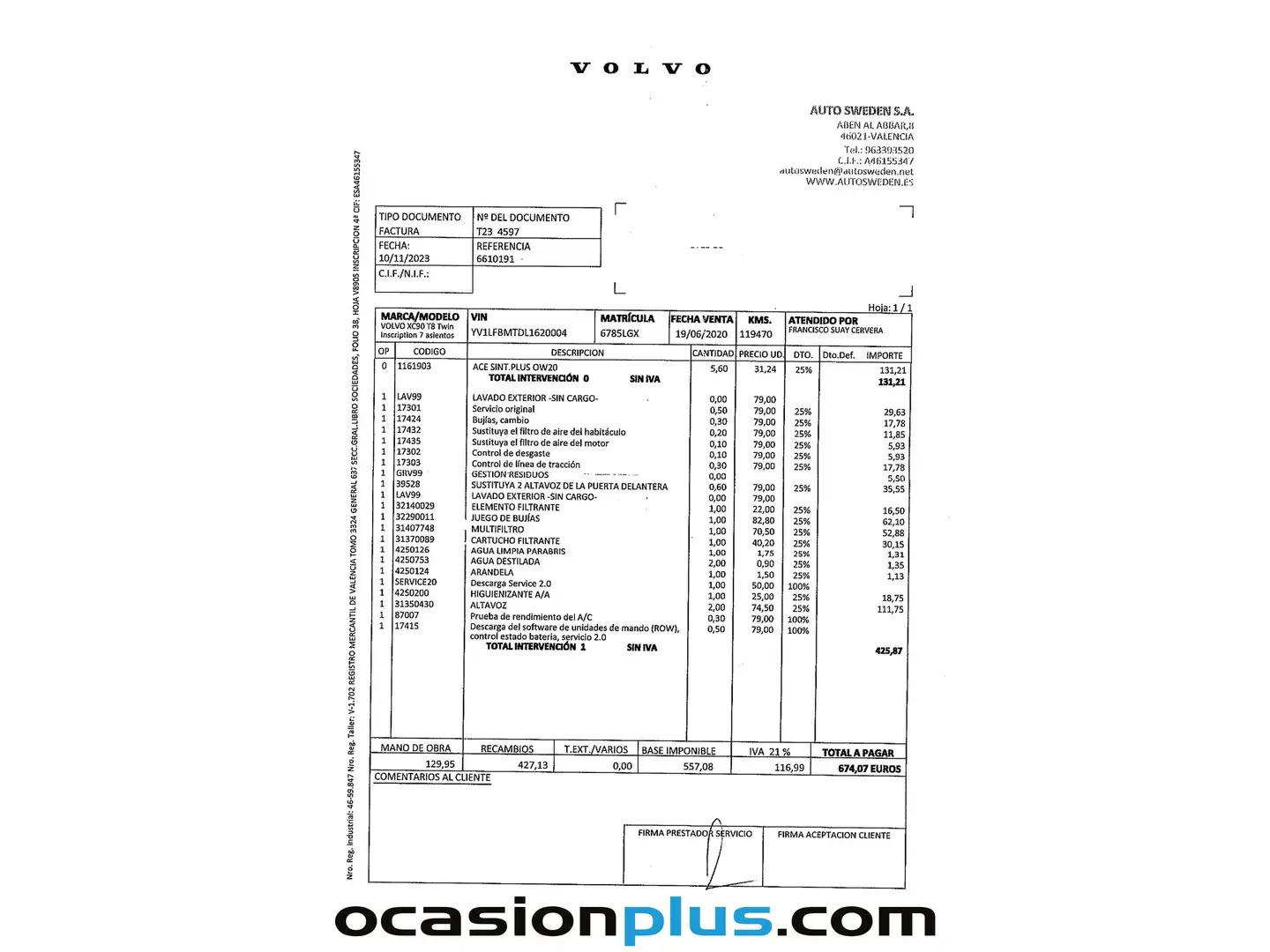 Foto Volvo XC90 Volvo XC90 T8 Recharge Inscription AWD Auto (390 CV) 7 Plazas