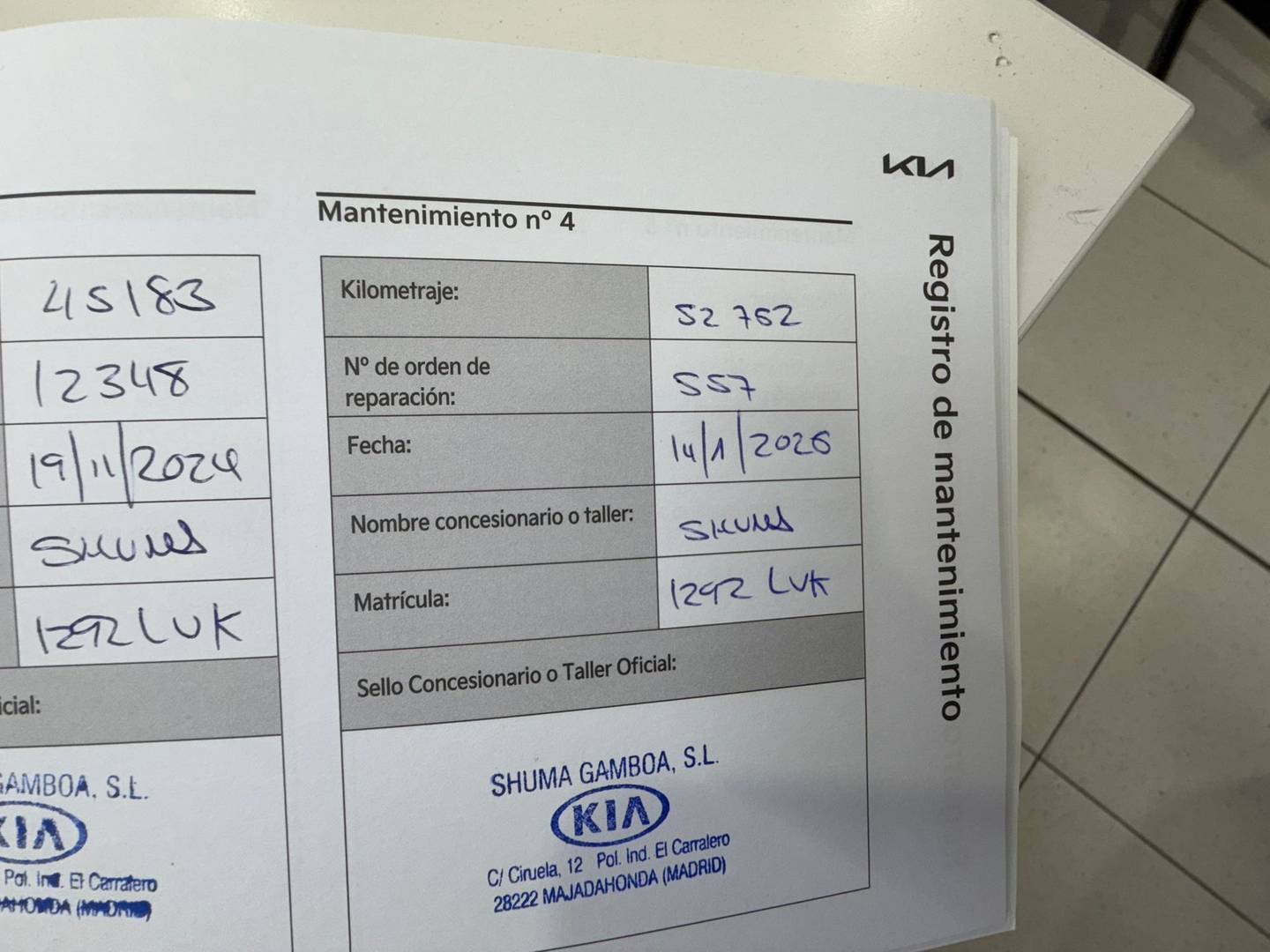Foto del mantenimiento del KIA Ceed Kia Ceed 1.0 MHEV Drive DCT (120 CV)