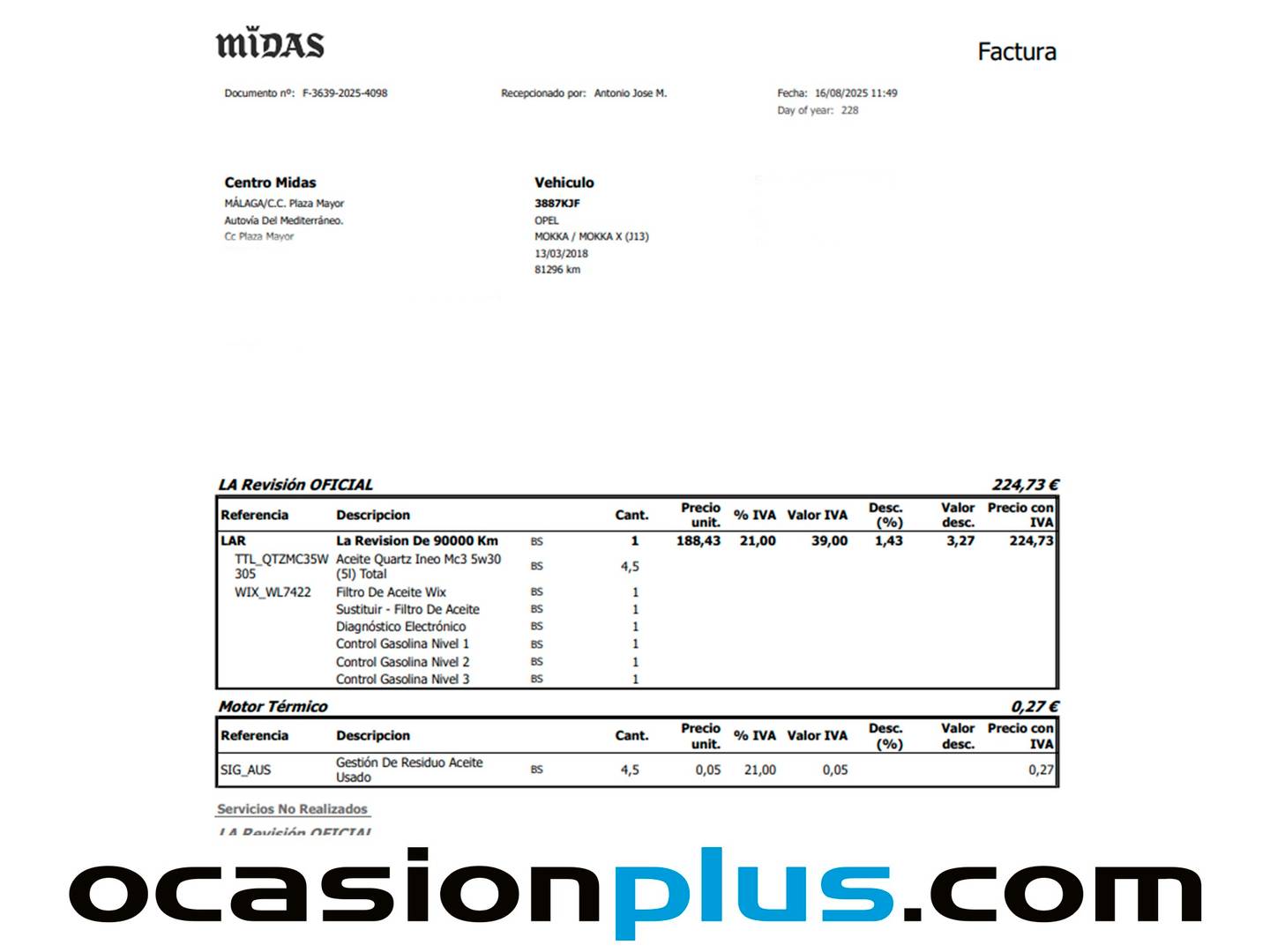 Foto Opel Mokka X Opel Mokka X 1.4 T S&S Selective 4x2 (140 CV)