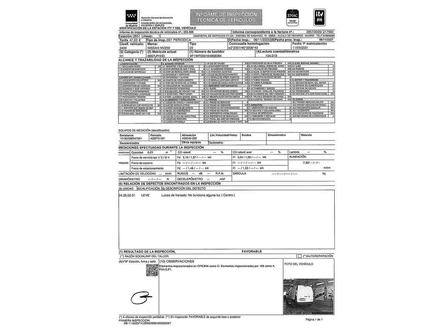 Nissan NV250 Nissan NV250 Furgon 1.5 dCi L1H1 Óptima (116 CV) de segunda mano