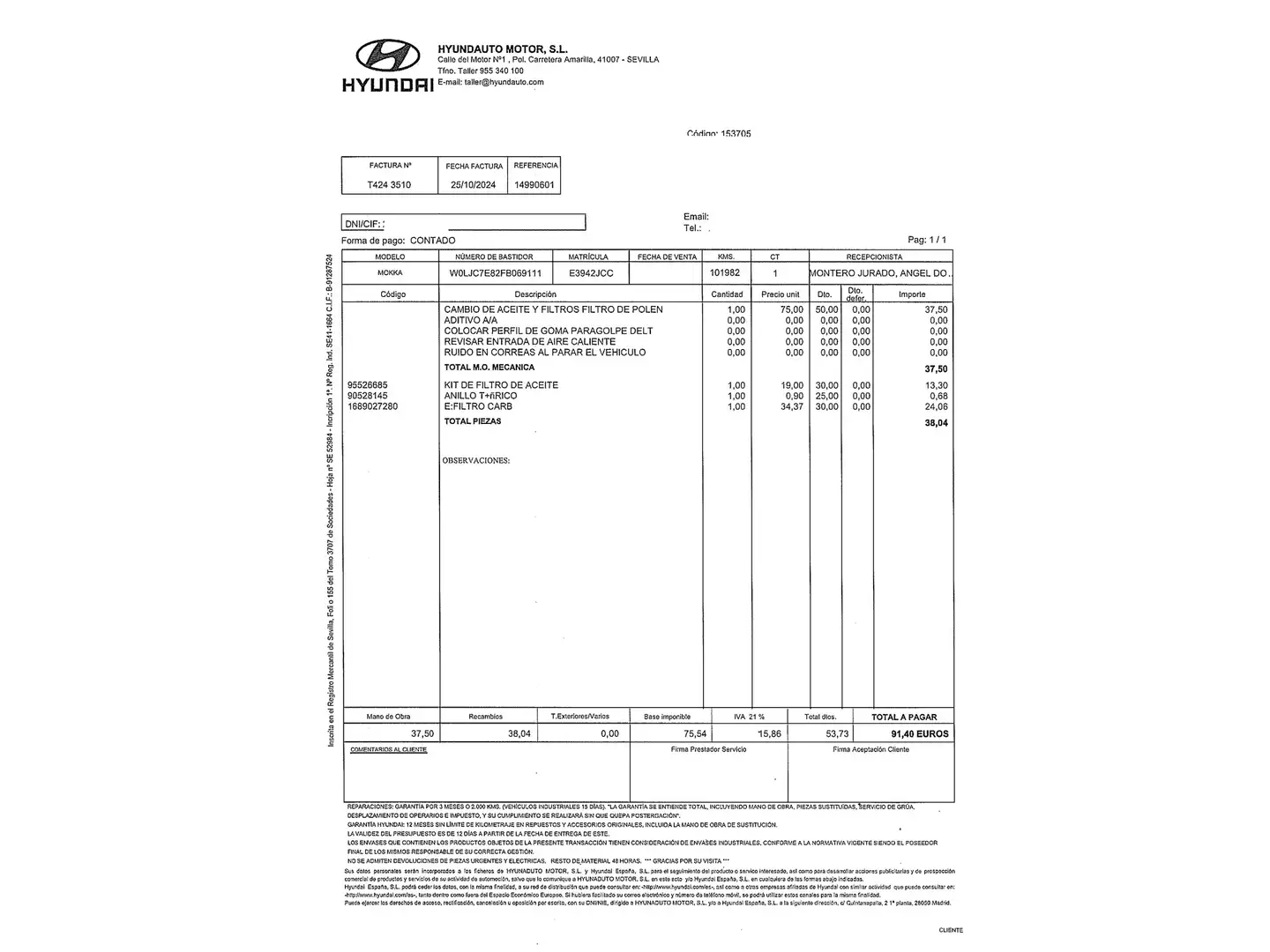 Foto Opel Mokka Opel Mokka 1.4 Turbo Selective 4x2 (140 CV)