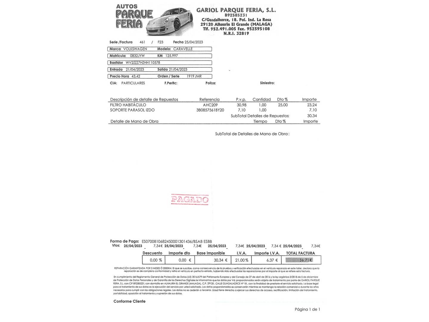 Foto Volkswagen Caravelle Volkswagen Caravelle Trendline Batalla Corta 2.0 TDI BMT (102 CV) 9 Plazas