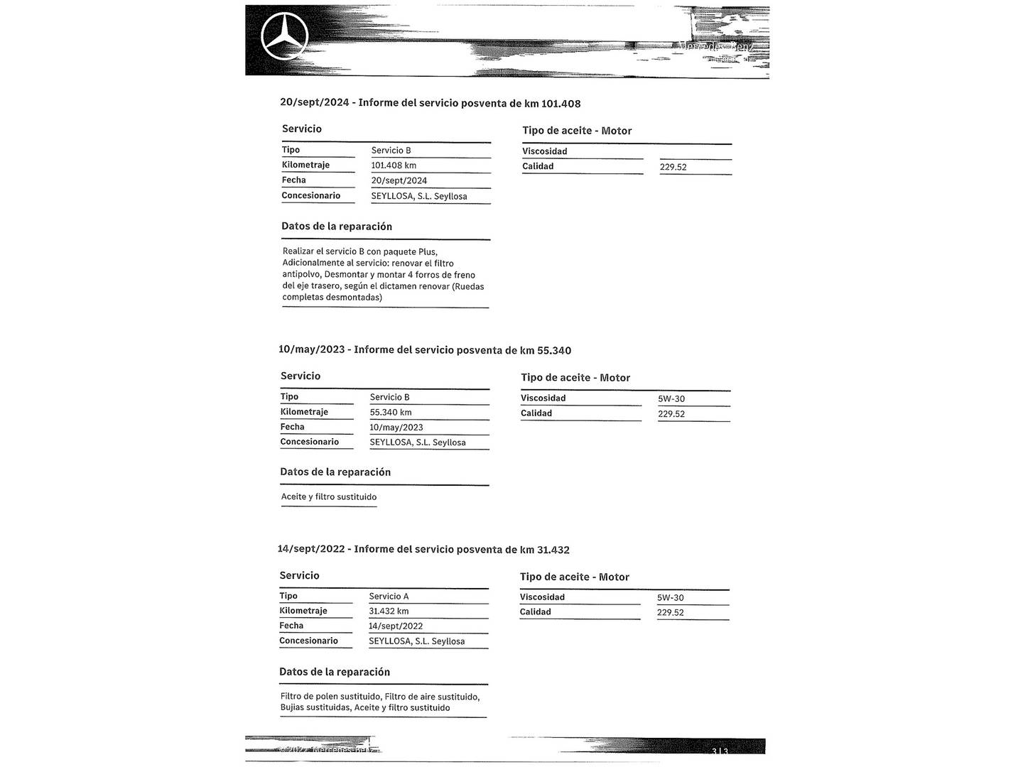 Foto del mantenimiento del Mercedes Clase GLC Mercedes GLC GLC 200 4Matic (197 CV) Pack AMG