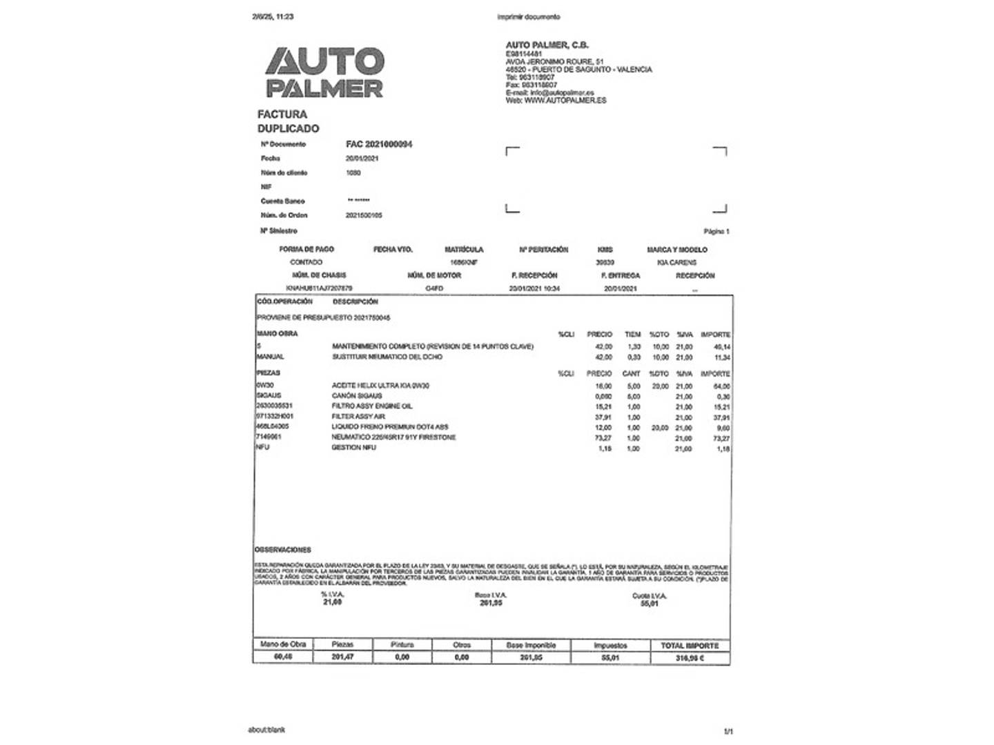 Foto KIA Carens Kia Carens 1.6 GDi Drive (135 CV)