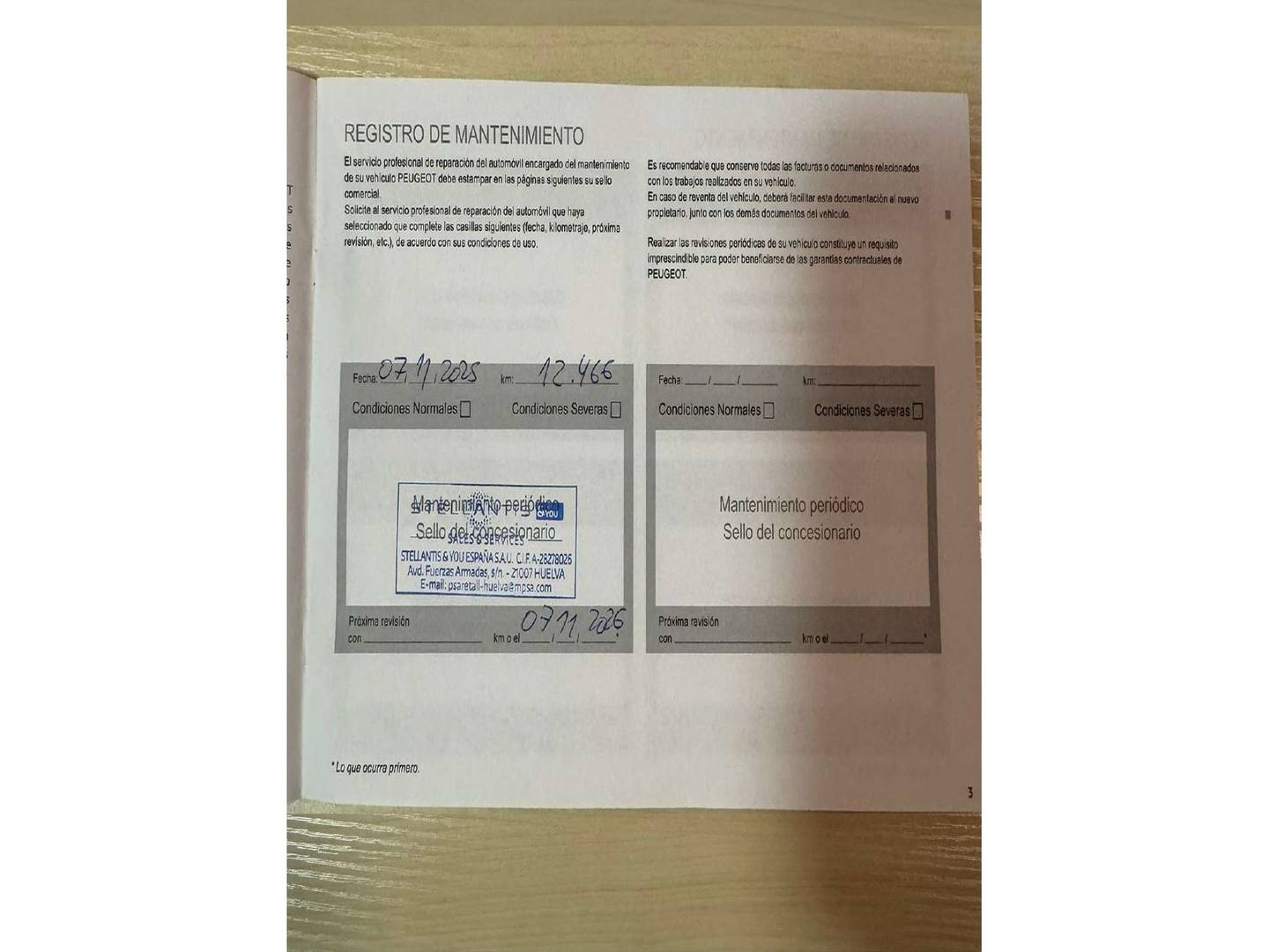 Foto del mantenimiento del Peugeot 3008 Hybrid Peugeot 3008 Hybrid GT eDCS6 (136 CV)