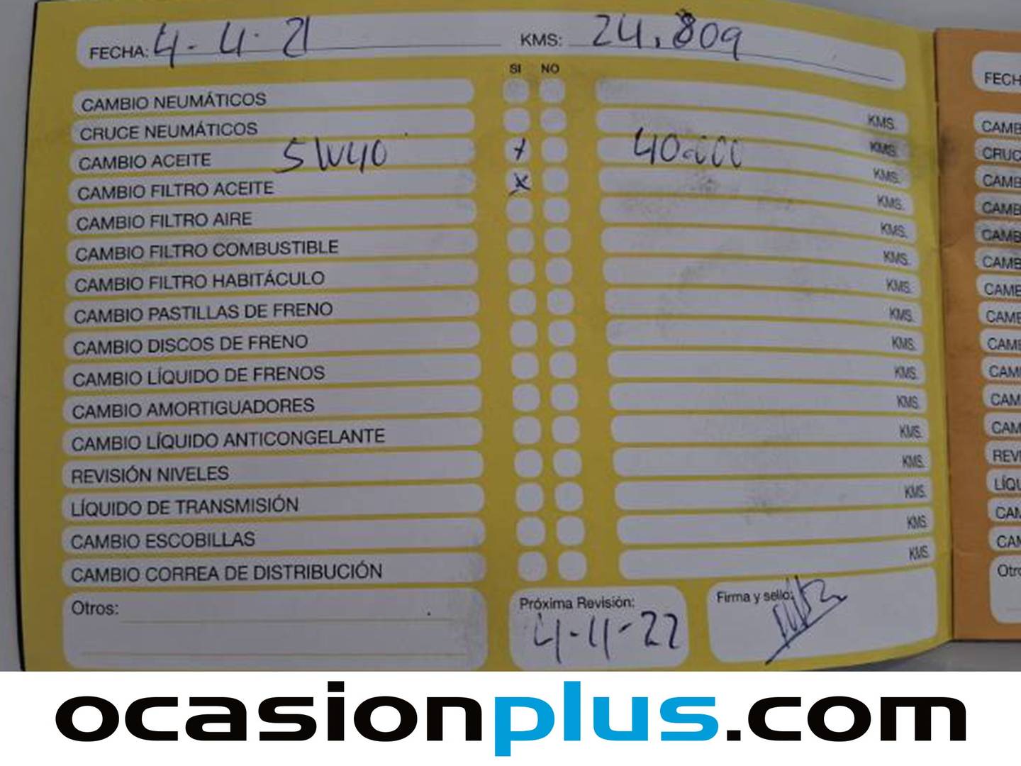 Foto del mantenimiento del Hyundai i20 Hyundai i20 1.2 MPI Fresh (84 CV)