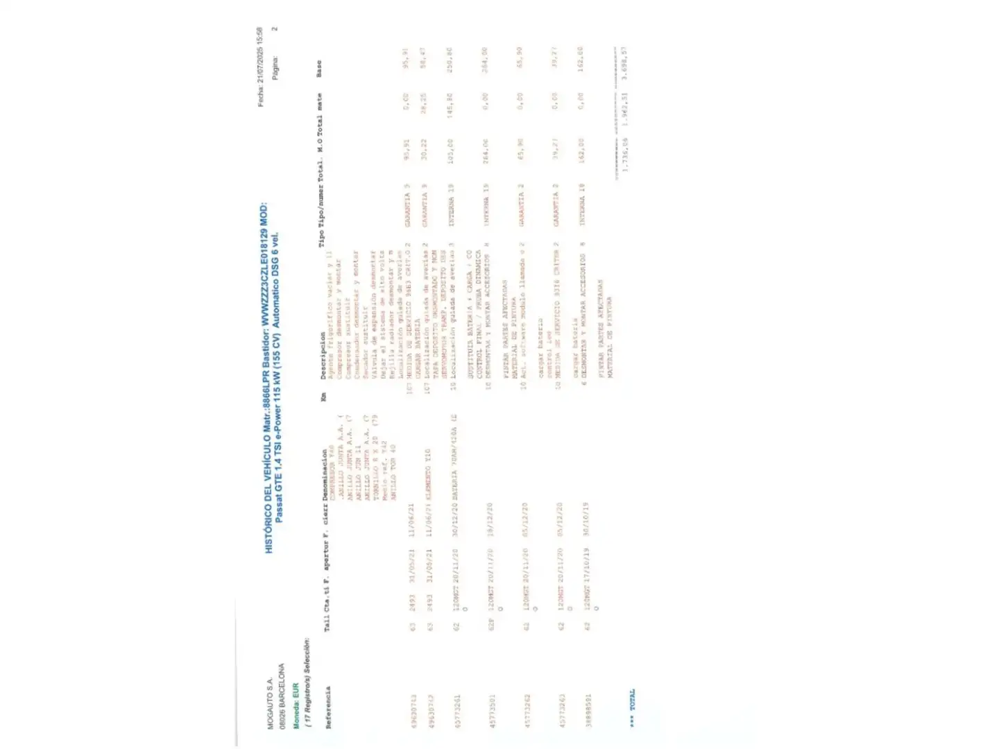 Foto Volkswagen Passat Volkswagen Passat GTE 1.4 TSI e-Power DSG  (218 CV)