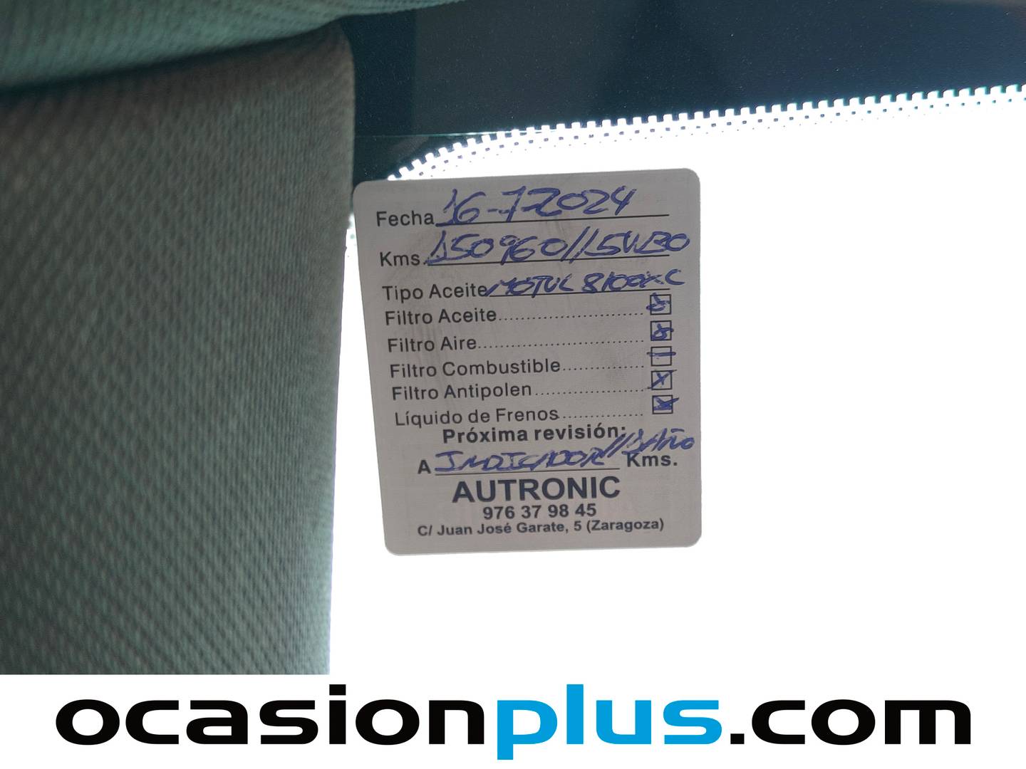 Foto del mantenimiento del Opel Insignia Opel Insignia 2.0 CDTI Biturbo GSI 4x4 Auto (210 CV)