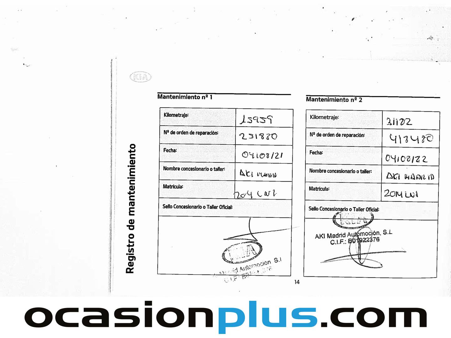Foto del mantenimiento del KIA Rio KIA Rio 1.0 T-GDi MHEV Drive Pack Sport DCT (120 CV)